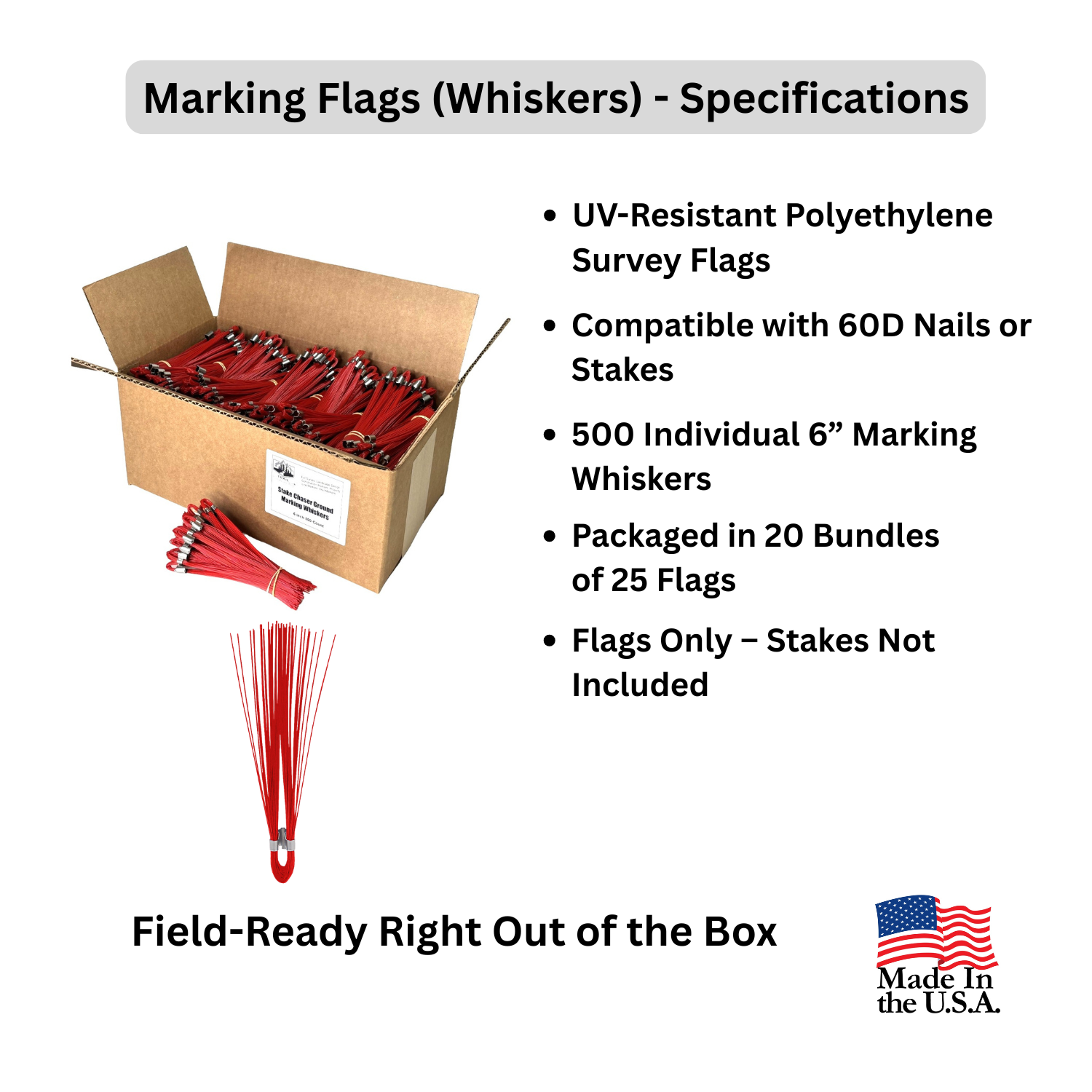 Marking Flags (Whiskers) Red 500 Count - Specifications.png