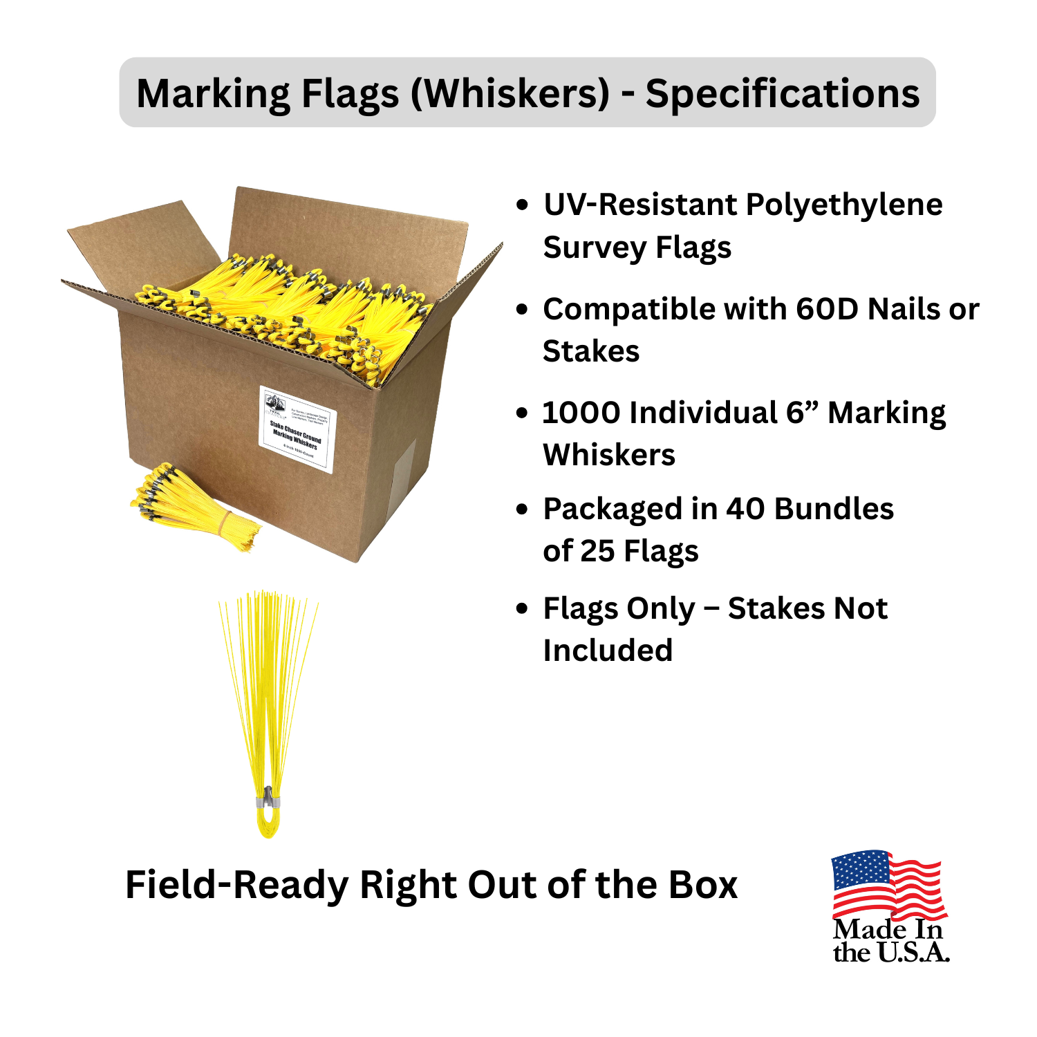 Marking Flags (Whiskers) Yellow 1000 Count - Specifications.png