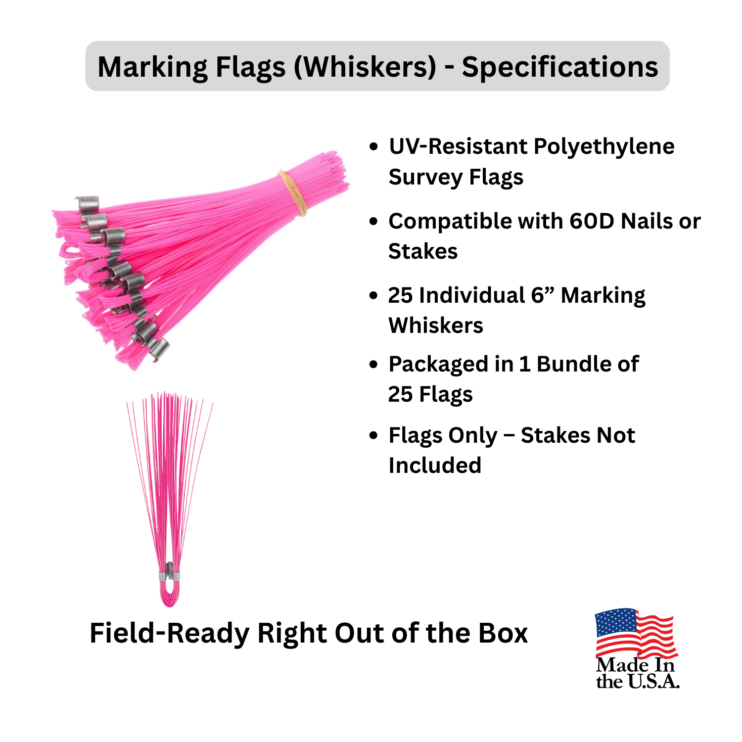 Marking Flags (Whiskers) Pink 25 Count - Specifications.png