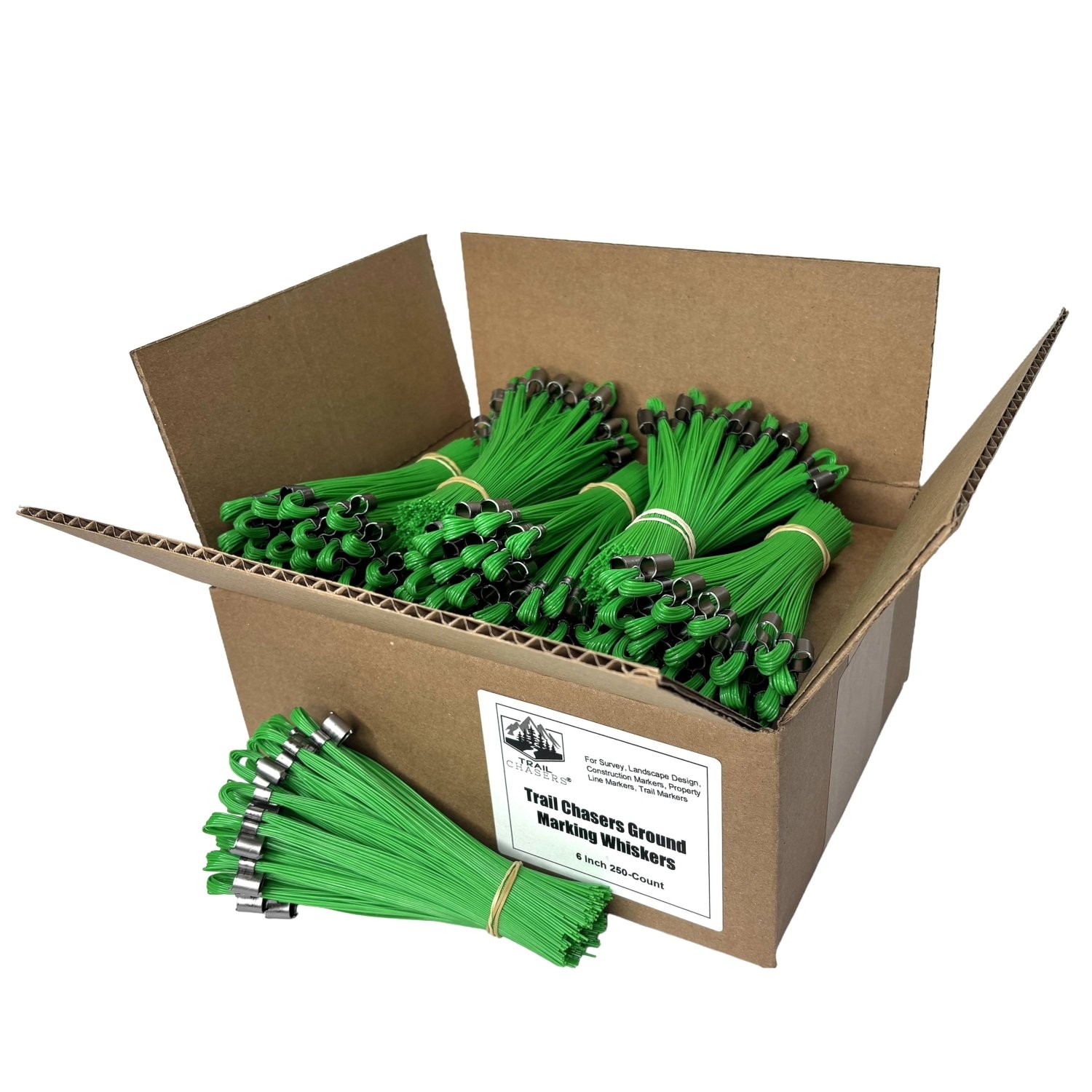 Trail Chasers Marking Flags Green 250 Count .jpg