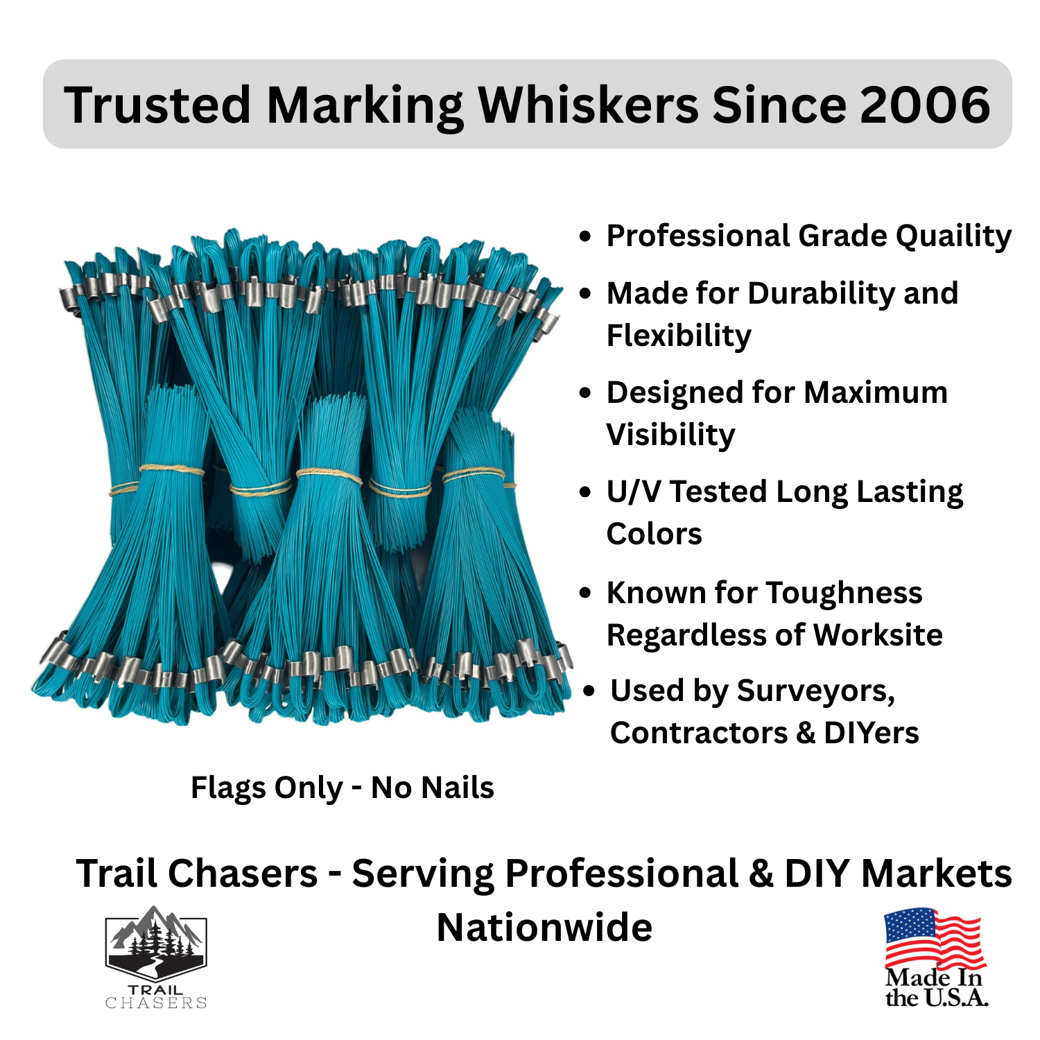 Trail Chasers Blue Marking Flags for Survey Construction Landscaping.png