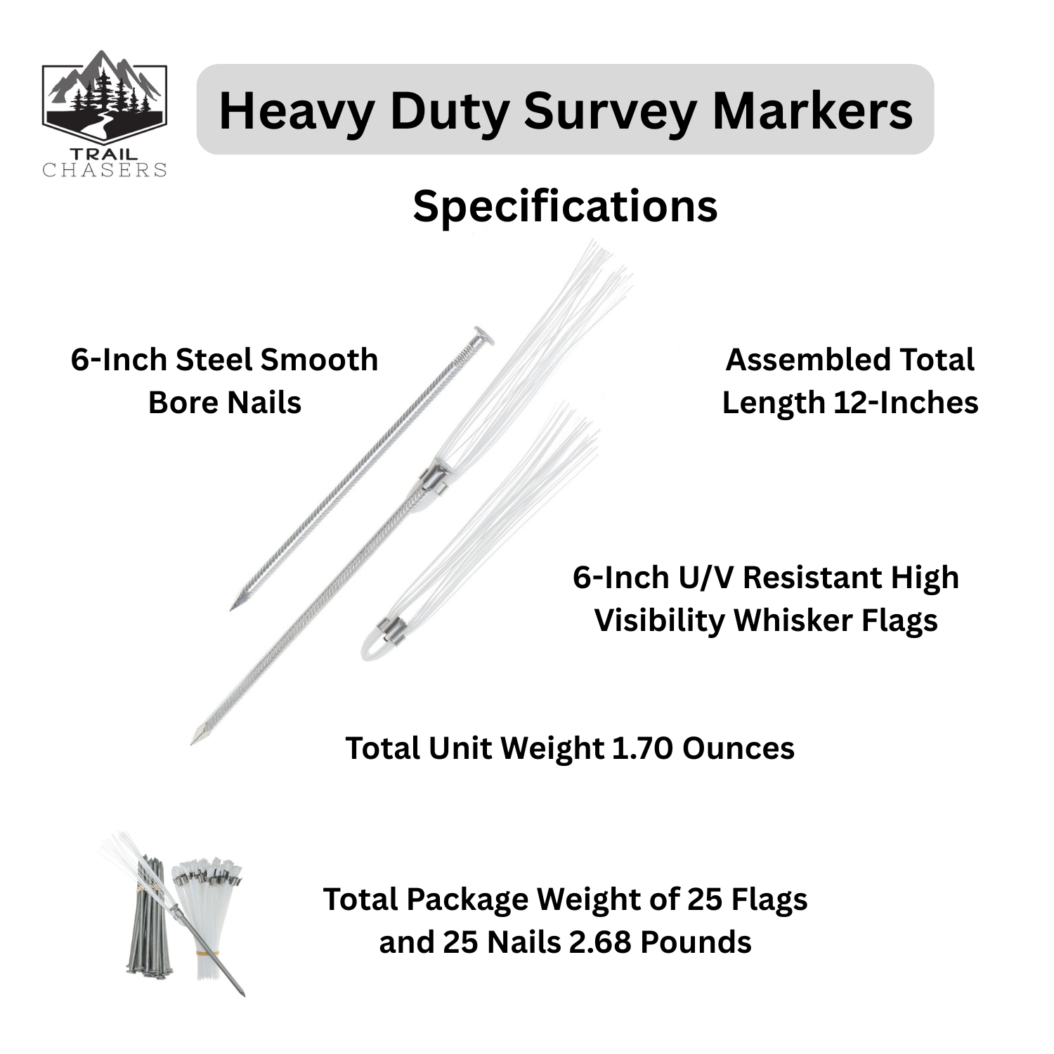 Trail Chasers Heavy Duty White Surevy Markers Specifications and Assembly.png