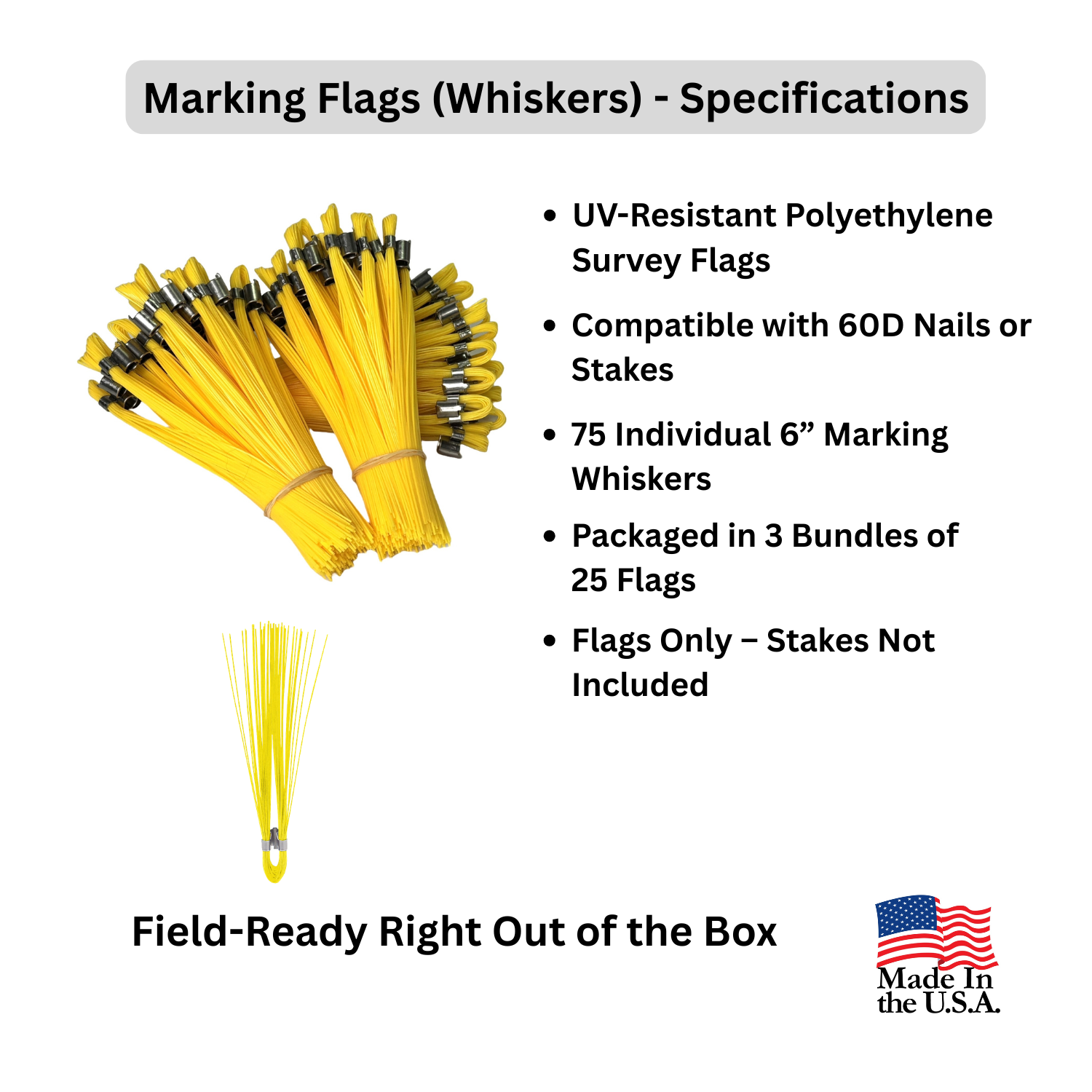 Marking Flags (Whiskers) Yellow 75 Count - Specifications.png