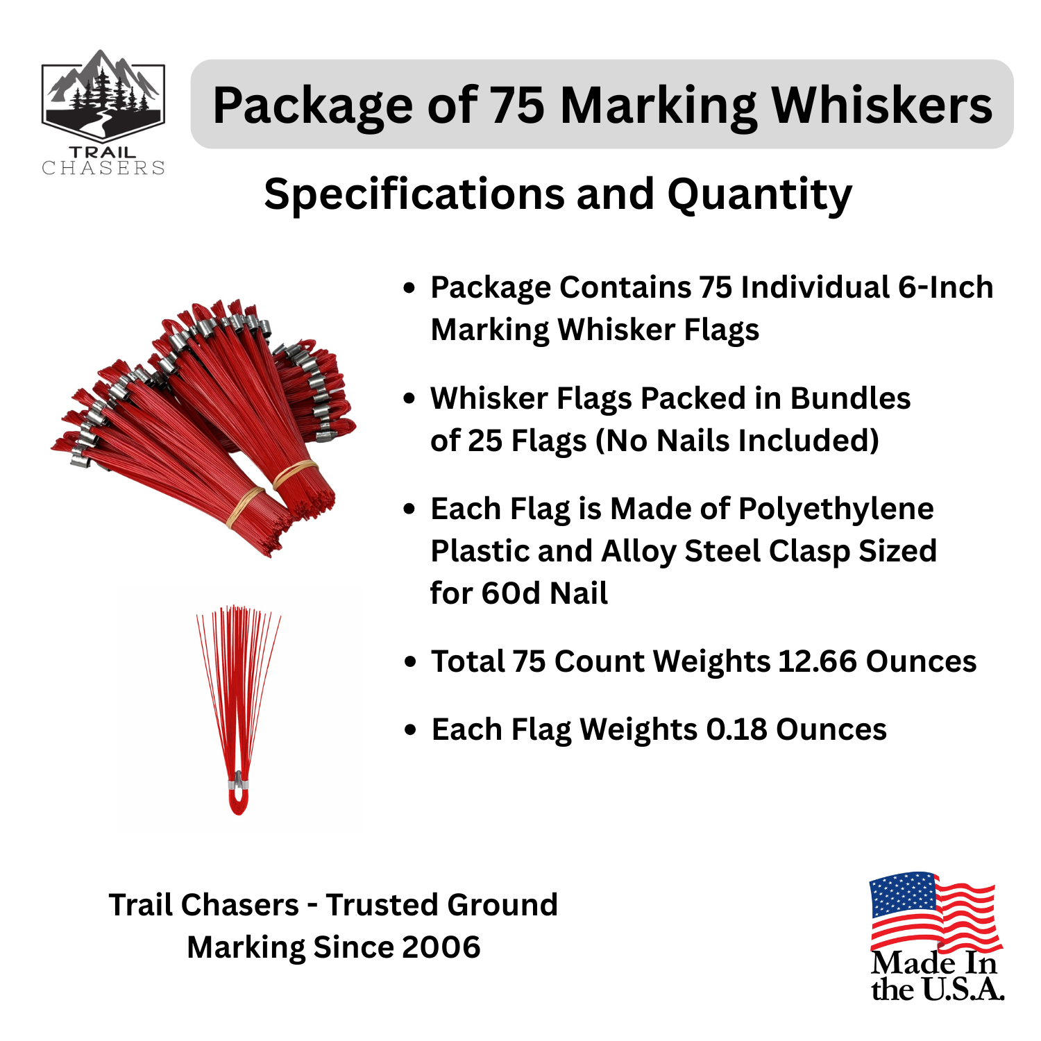 Trail Chasers Red 75 Count Marking Whiskers Specifications and Dimensions.png