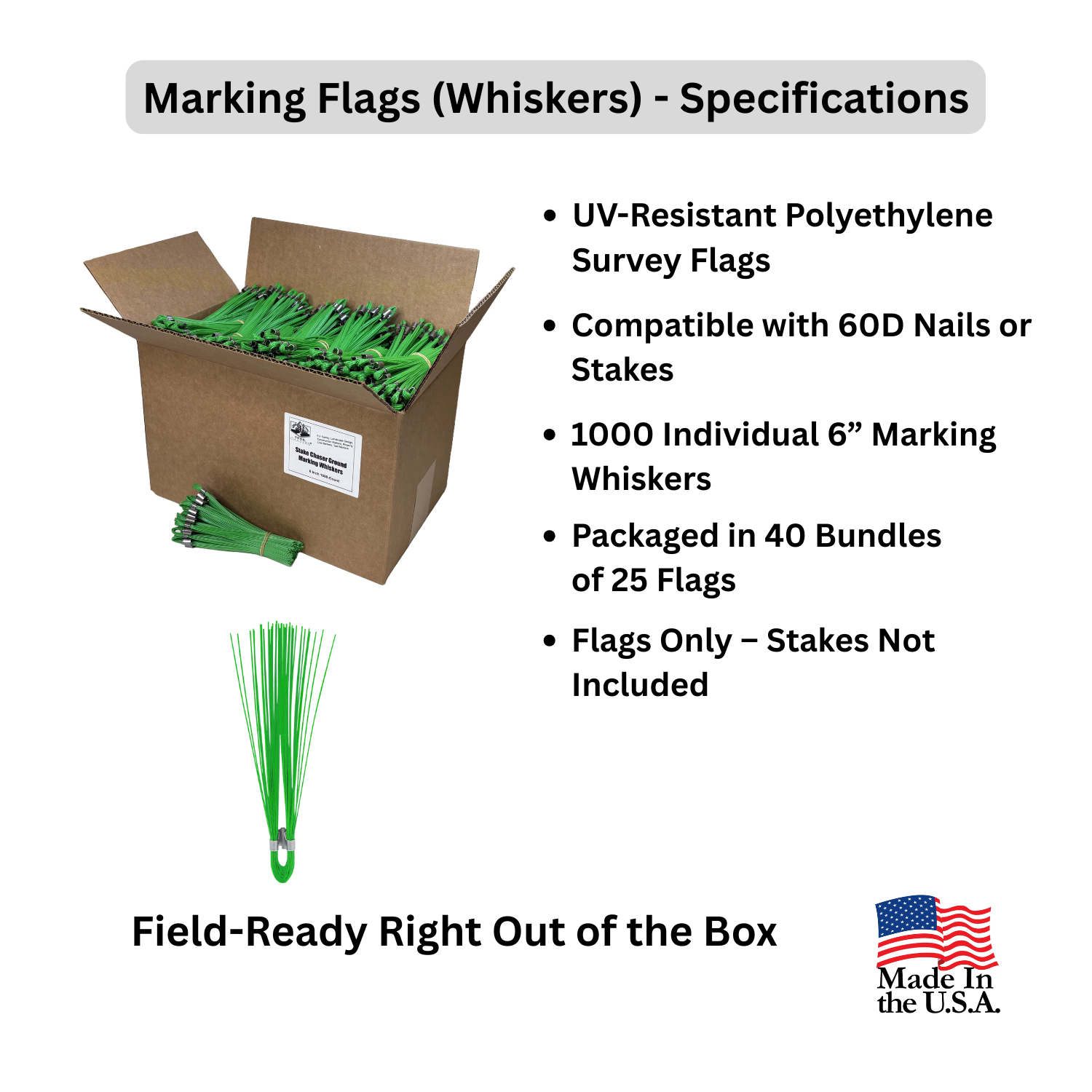 Marking Flags (Whiskers) Green 1000 Count - Specifications.png