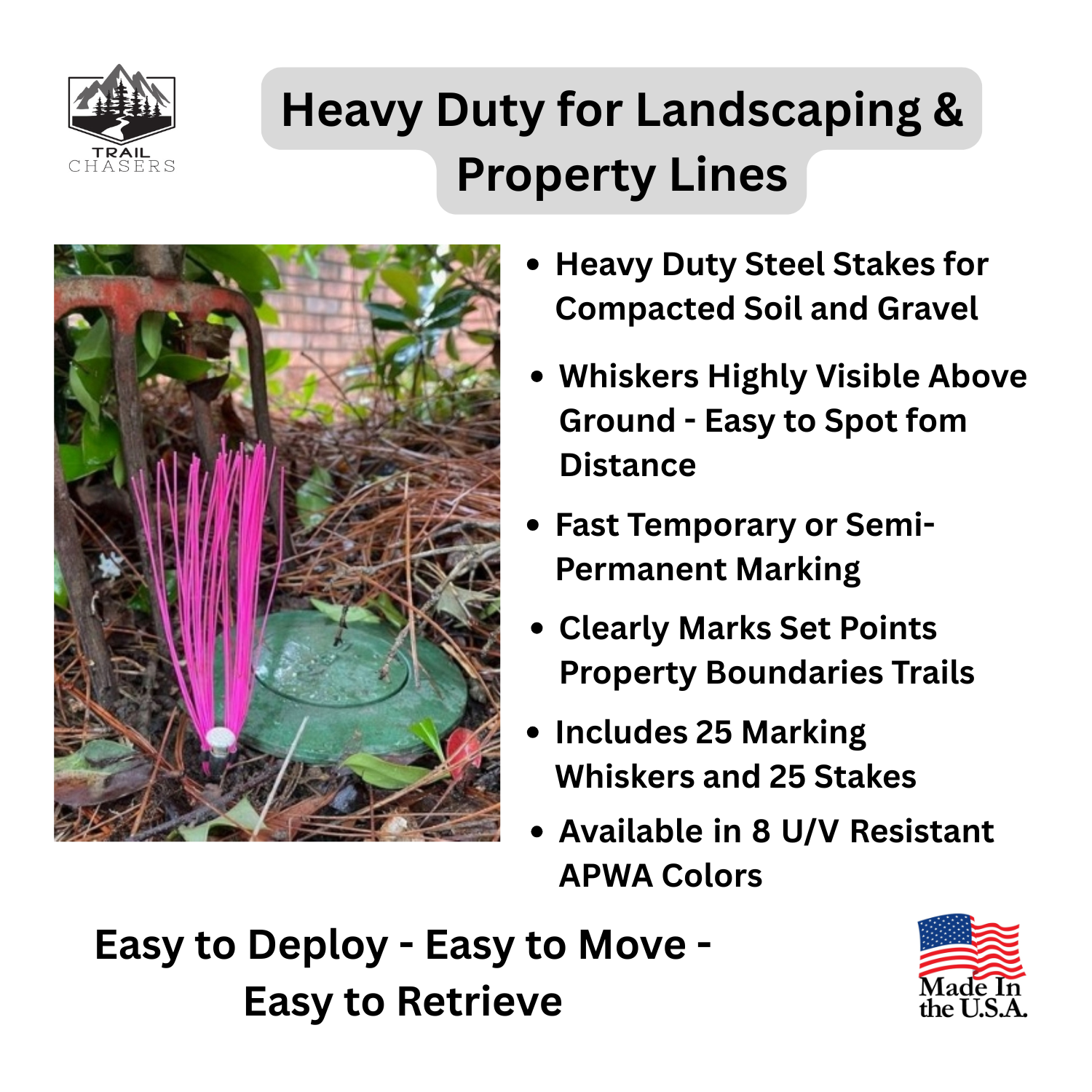 Trail Chasers Heavy Duty Marking Flags Pink Landscaping and Property Lines.png
