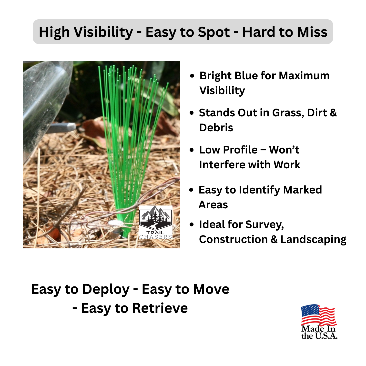High visibility Green marking whiskers for survey construction and landscaping use.png