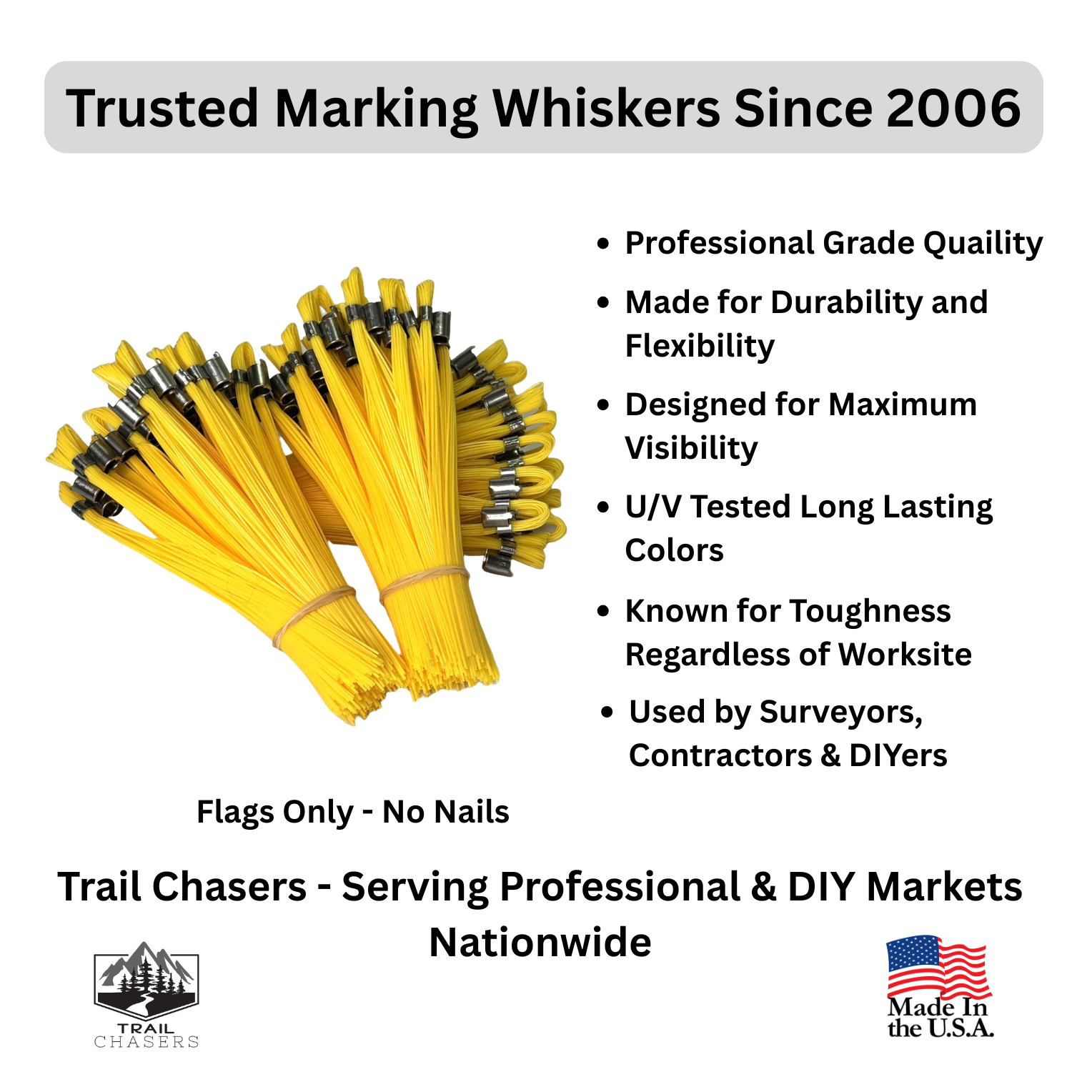 Trail Chasers Yellow Marking Flags for Survey Construction Landscaping.png