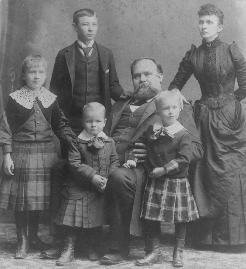 A Hogg family portrait from 1891
