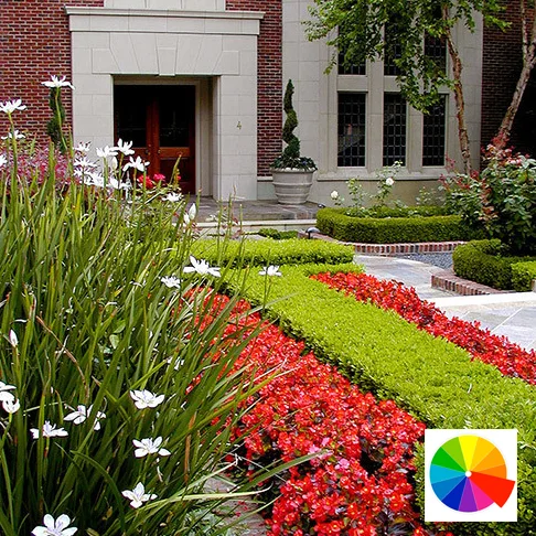 Red brings drama and high energy to the garden.