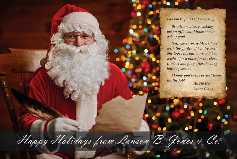 Mr. & Mrs. Claus’ Master Landscape Plan by Lanson B. Jones