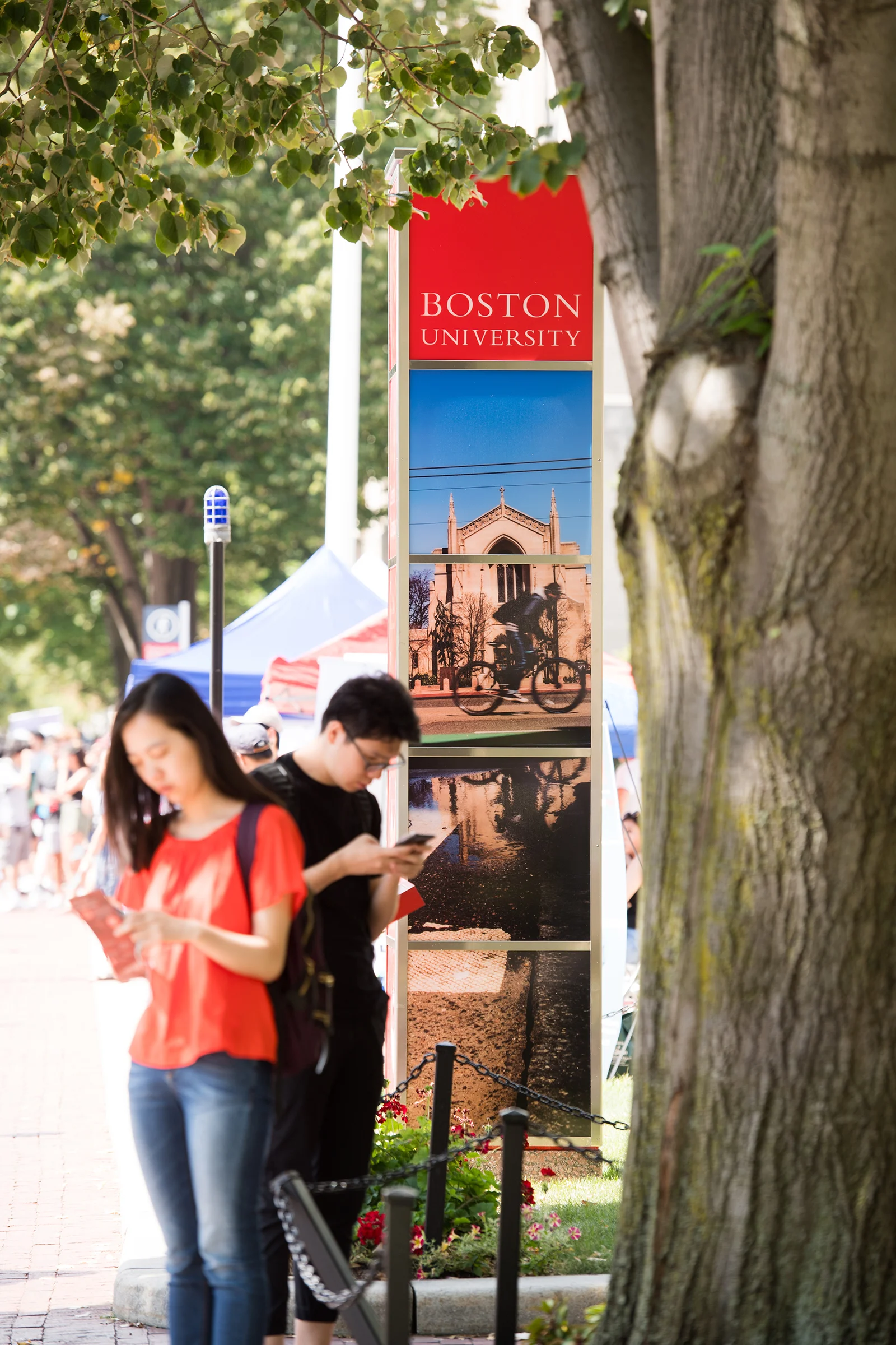 Boston University Wayfinding imagery refresh: Creative direction of overall concepts and photo shoots.