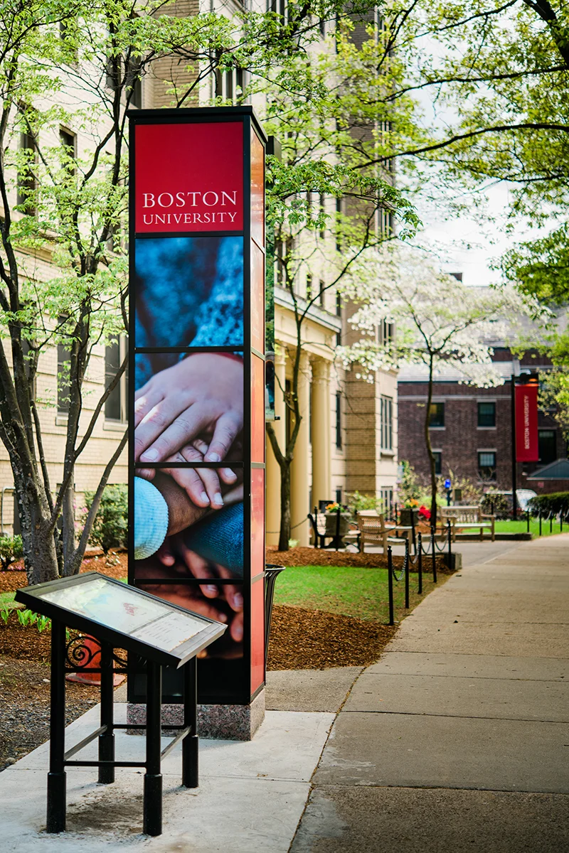 Boston University Wayfinding imagery refresh: Creative direction of overall concepts and photo shoots.