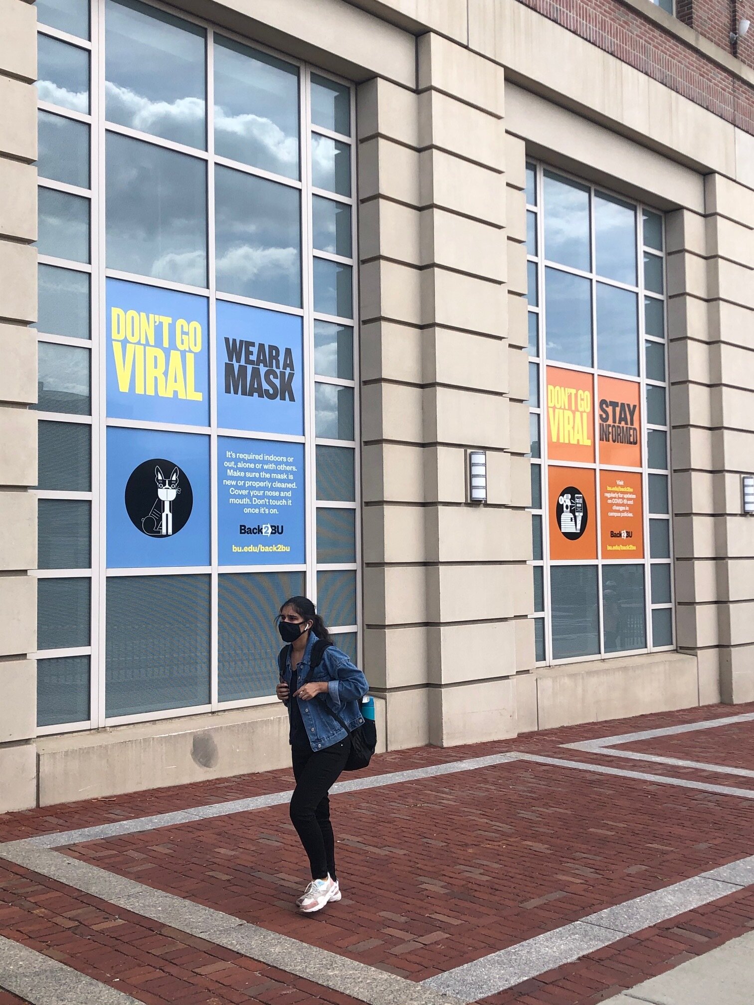 Boston University COVID "Don't Go Viral" Campaign: FitRec Center