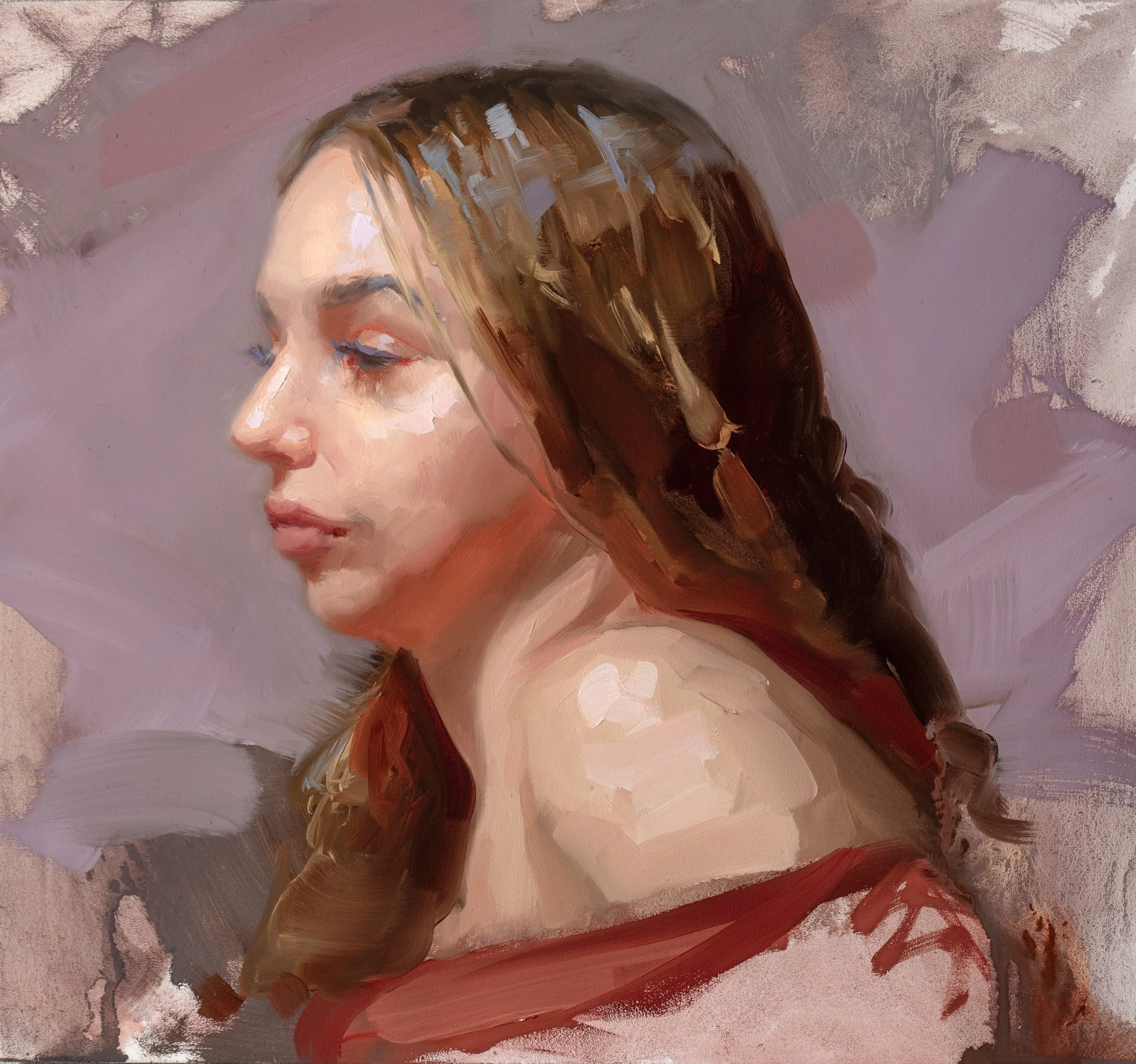 August: Alla Prima Portrait Painting/Drawing