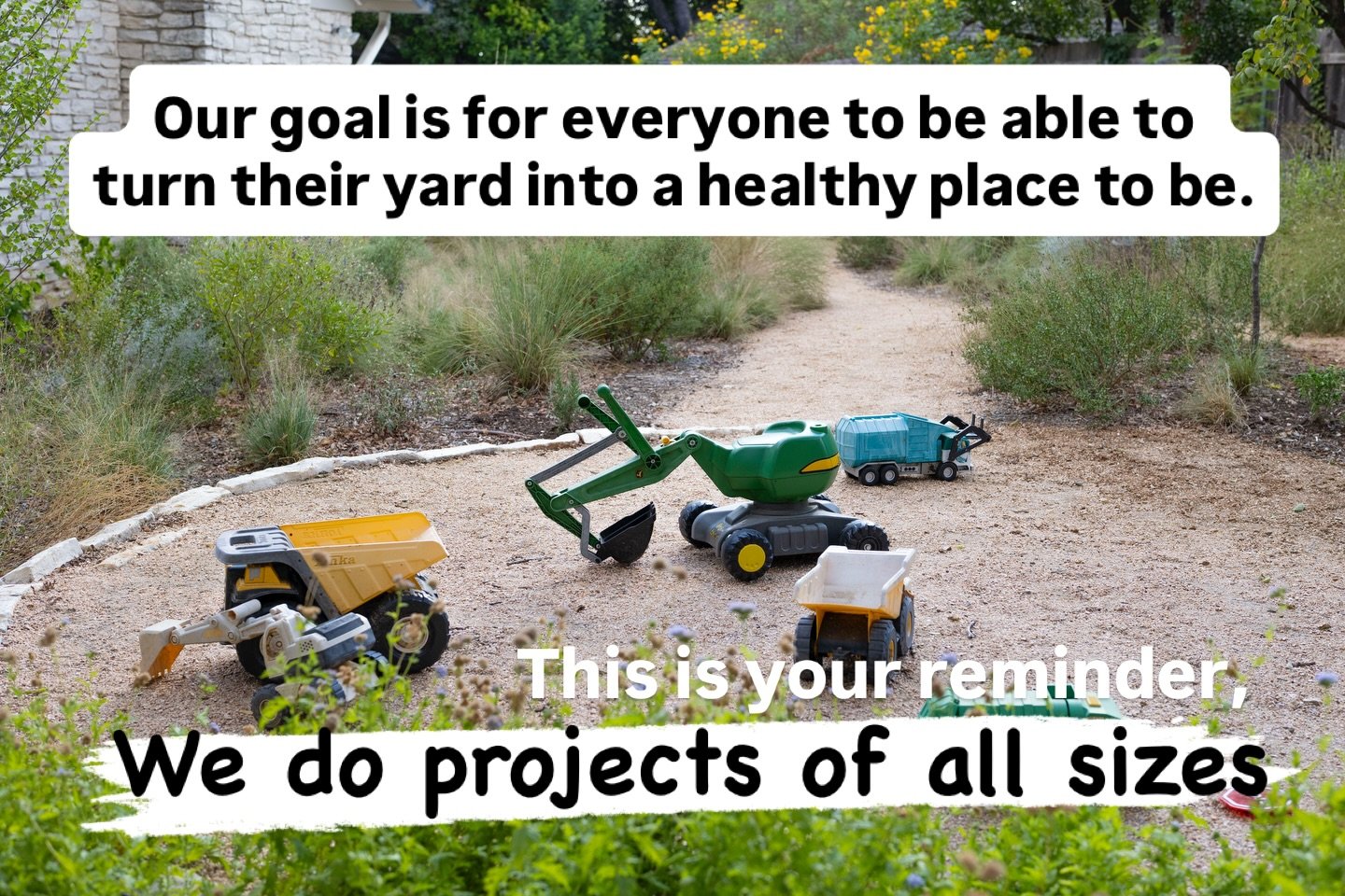 Your yearly reminder that whether you have a big, sprawling project or just need to make your small backyard more useable, we work on projects of all sizes. We have kept our minimum to a&hellip;minimum. And for good reason. Our goal is to make ecolog