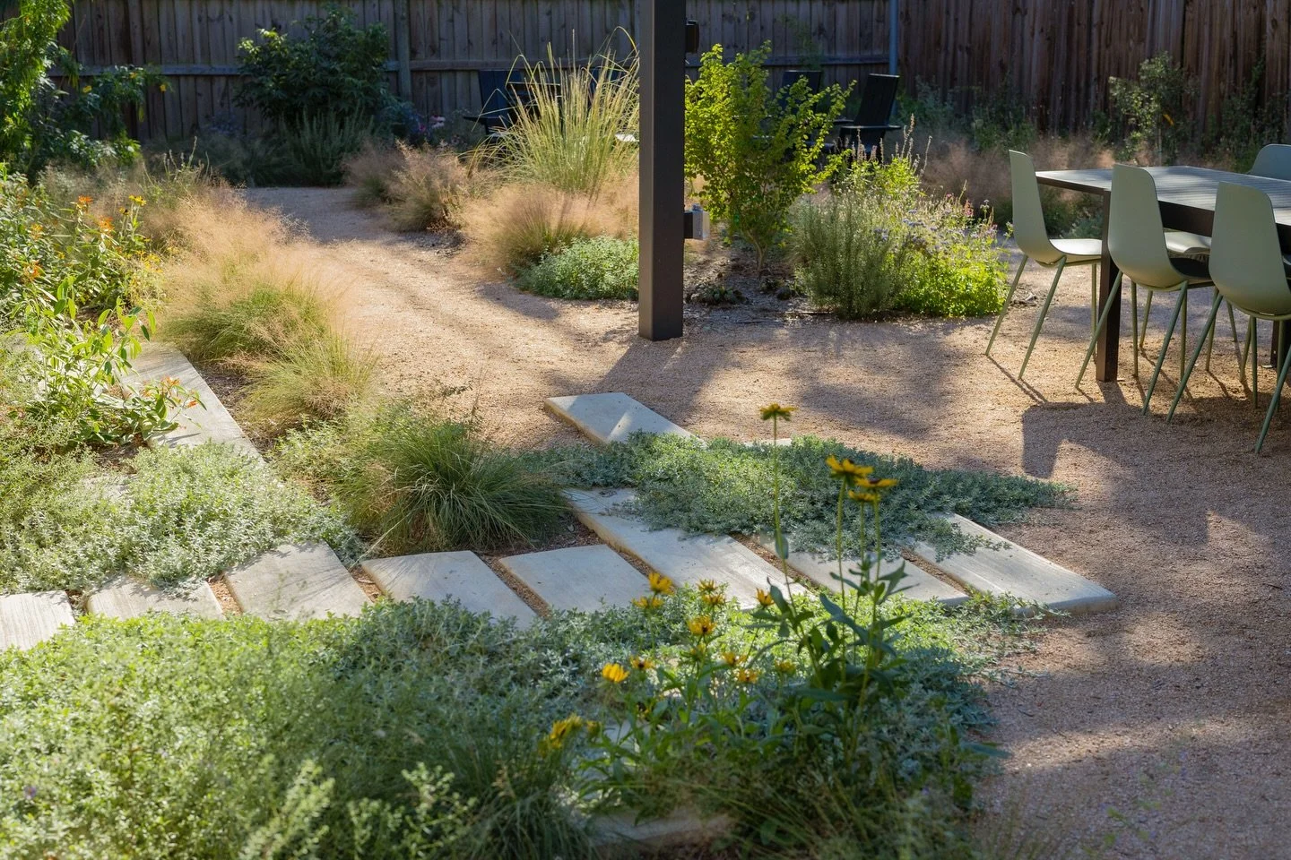 I wanted to share one more project from 2025 before winter finally comes. This yard is for a young family who needed lots of spaces to play, gather, explore, and create. 

If this pergola looks familiar, we built one just like it around the same time
