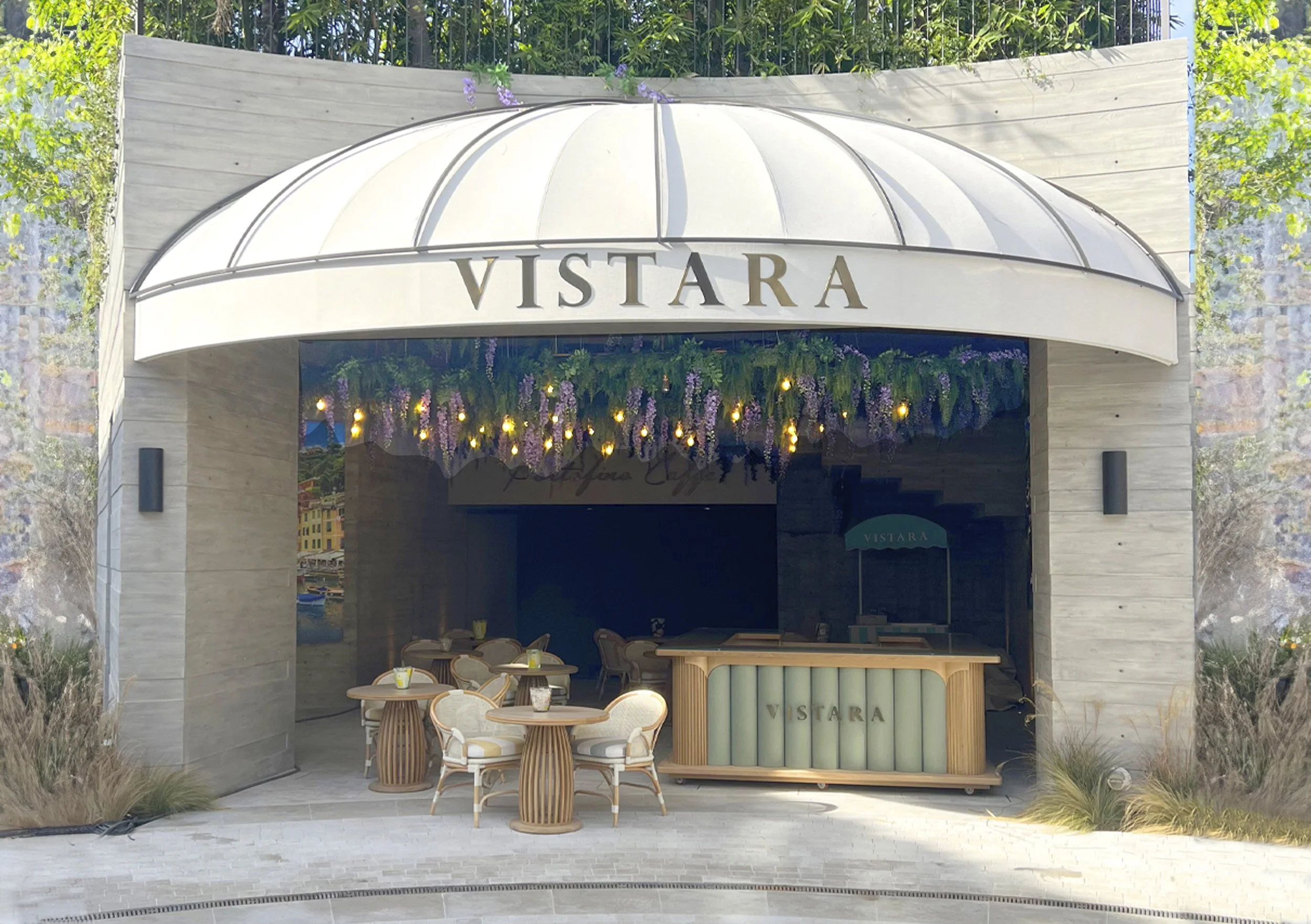 PORTOFINO CAFFE LIGHT INSTALLATION