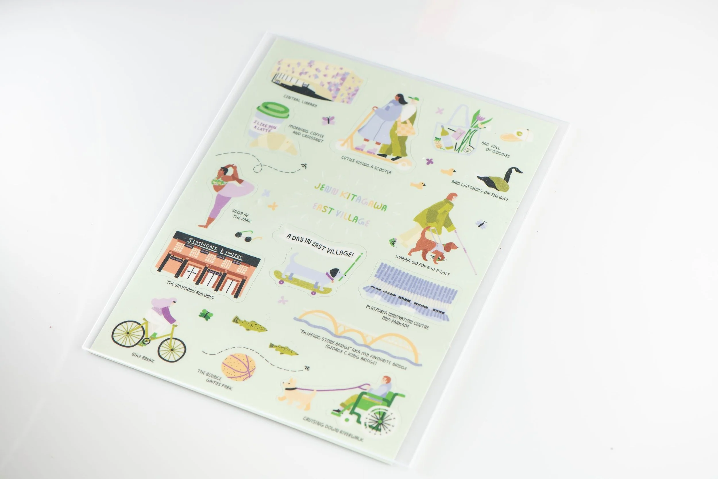 Sticker Sheet - A Day in East Village