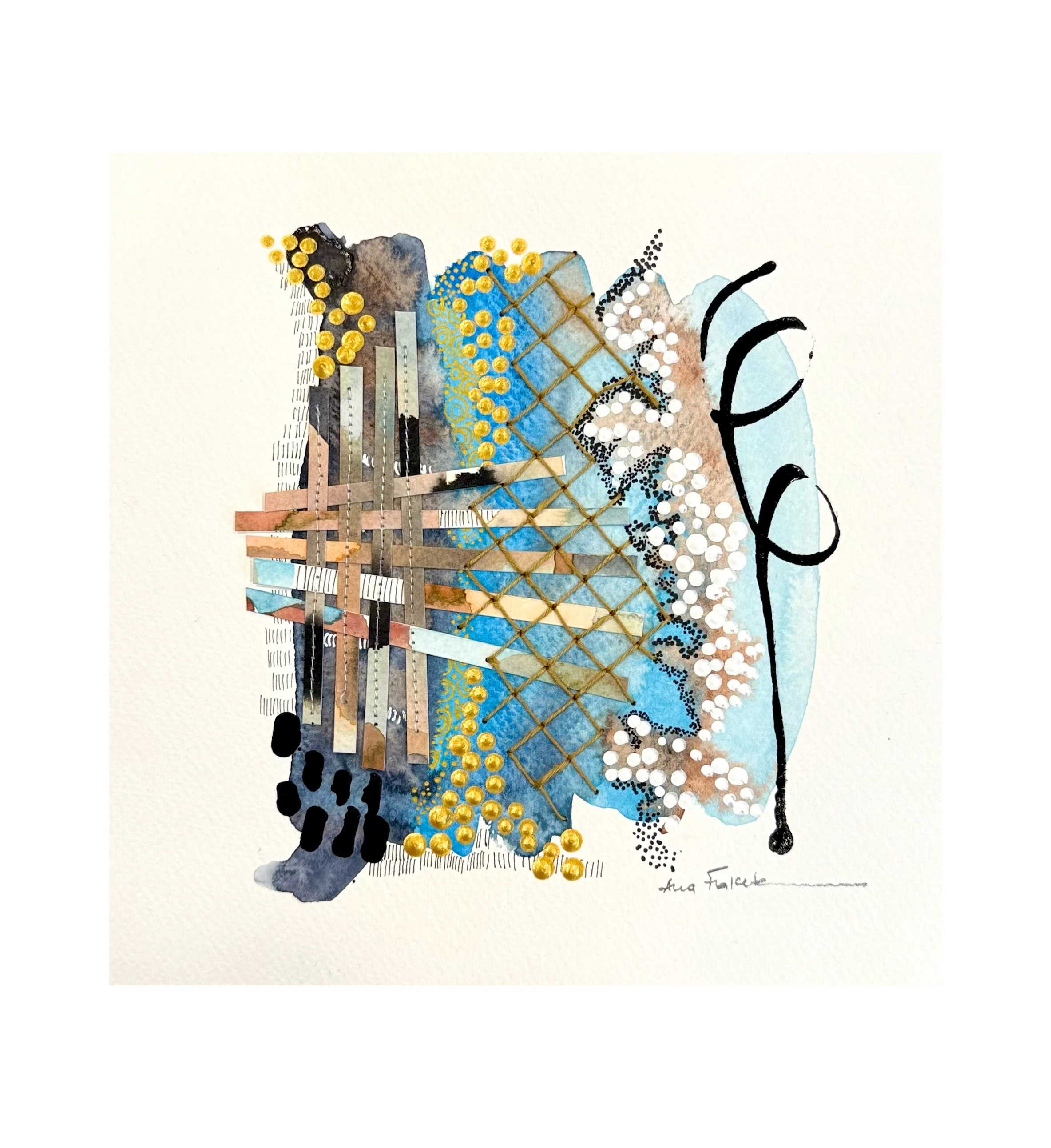 You Crossed my Mind   8x8"- Original |Unframed