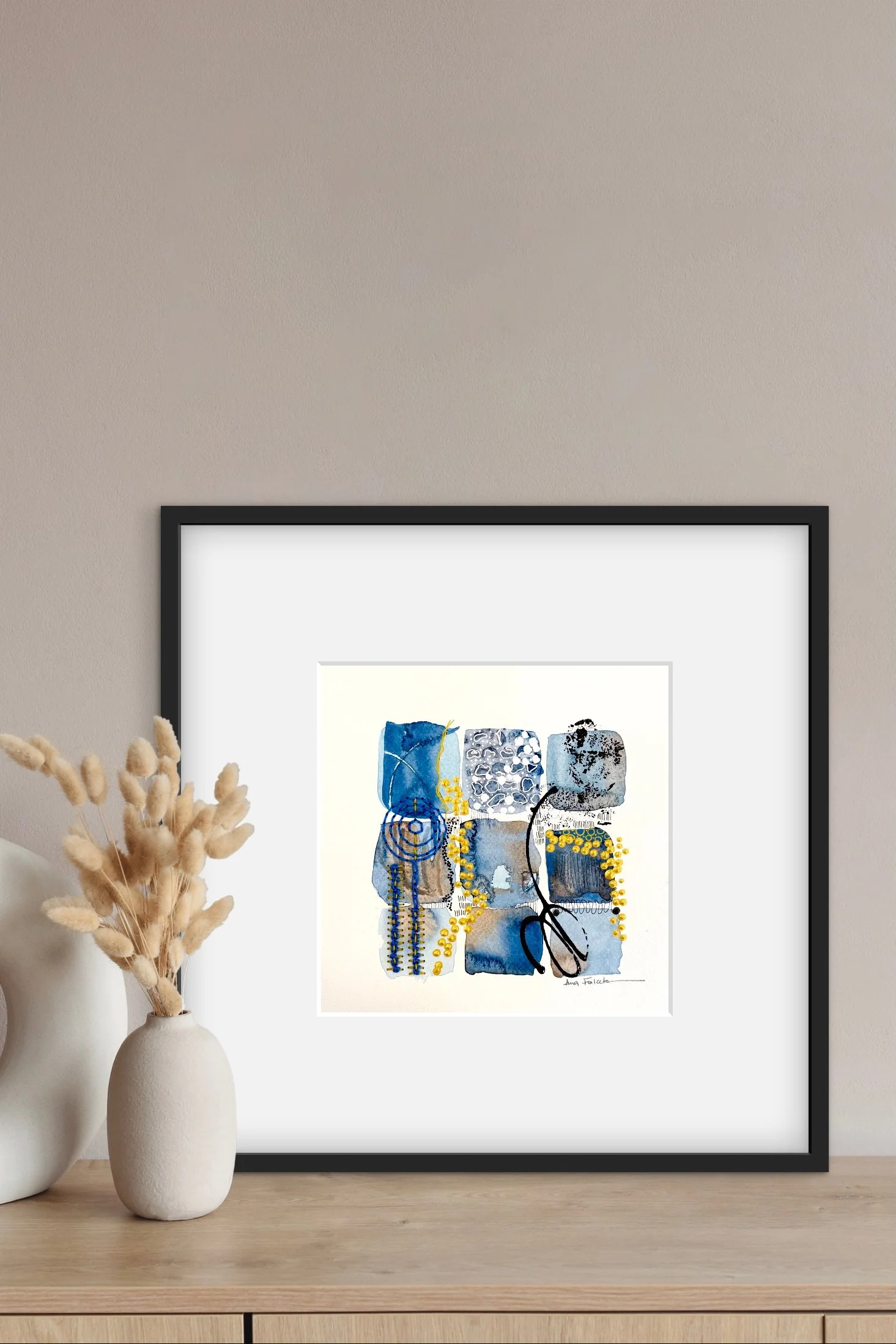 Choosing to be Here  8x8"- Original |Unframed