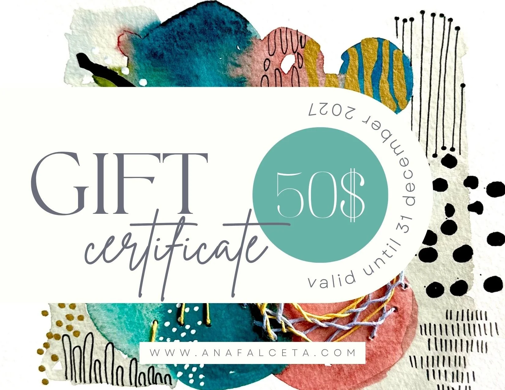 Gift Card Discount Coupon Rustic Certificate Voucher Design Floral Seamless Pattern-3.jpeg