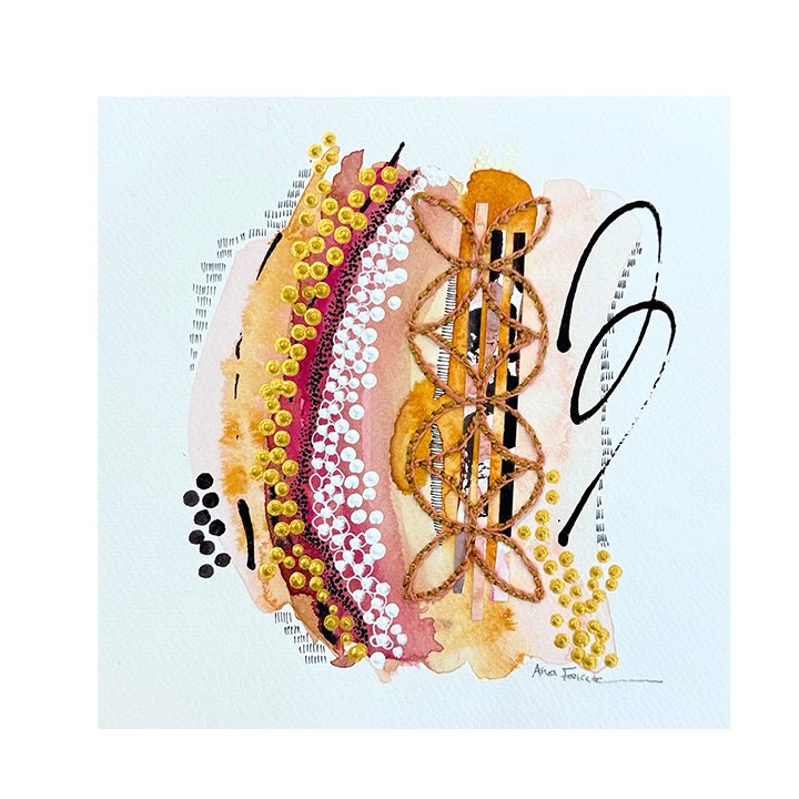 Feels like Joy  8x8"- Original |Unframed