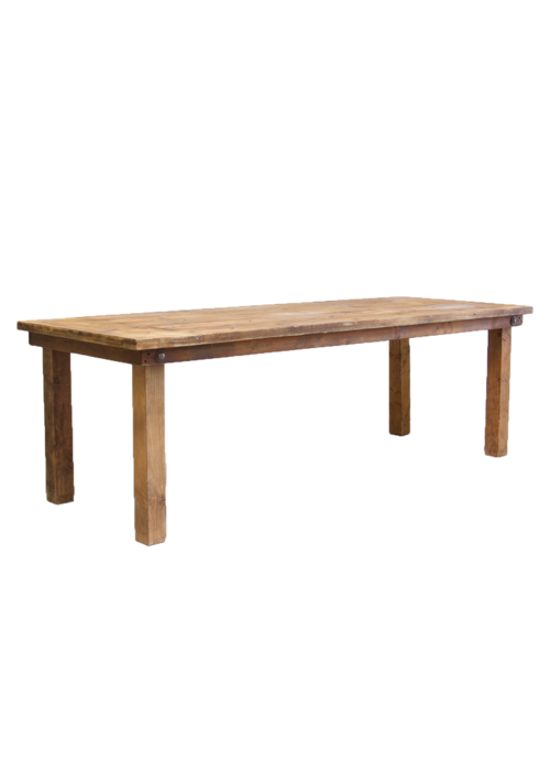 Honey Brown 8ft Farm Table
