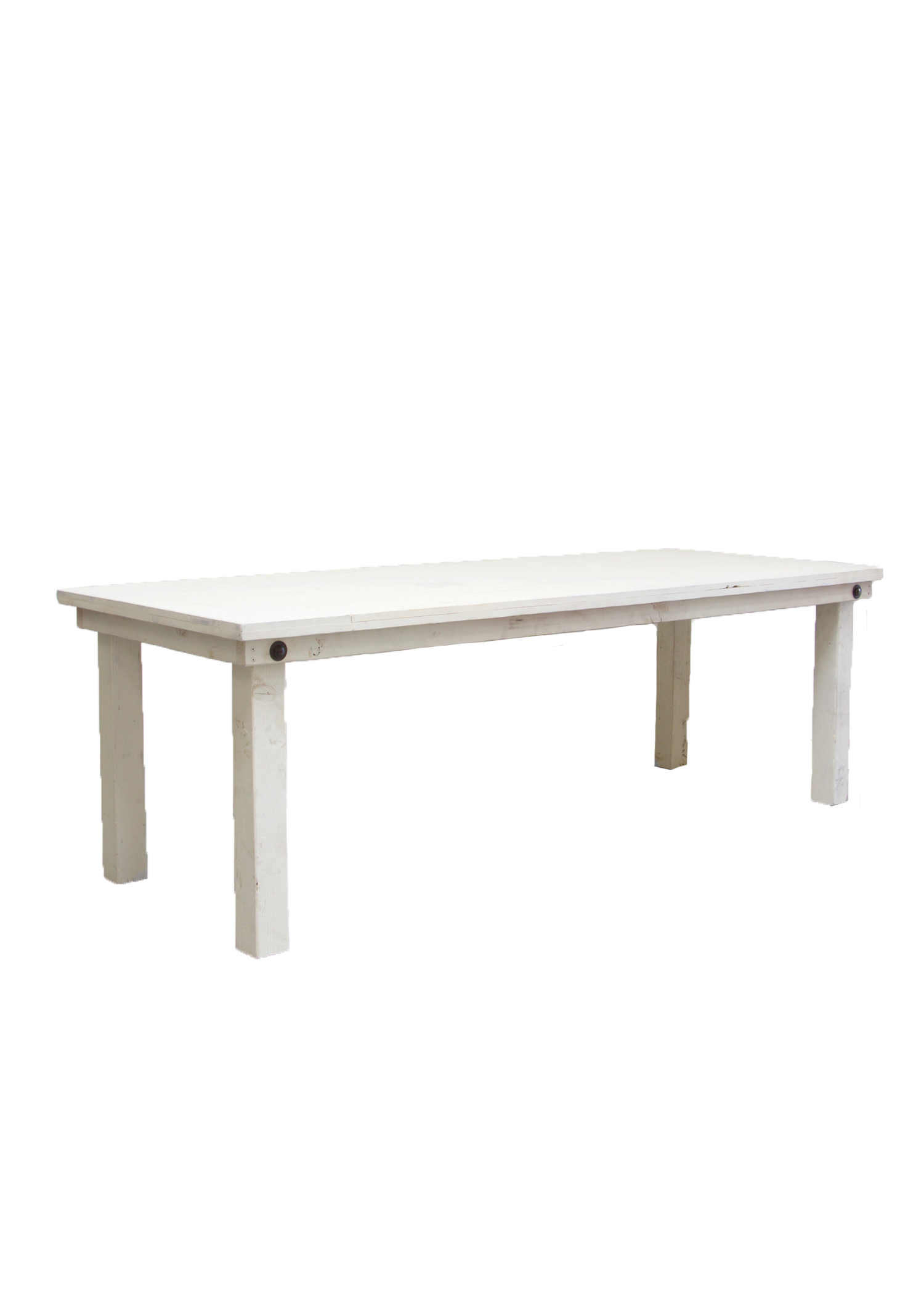 Vintage White 8ft Farm Table