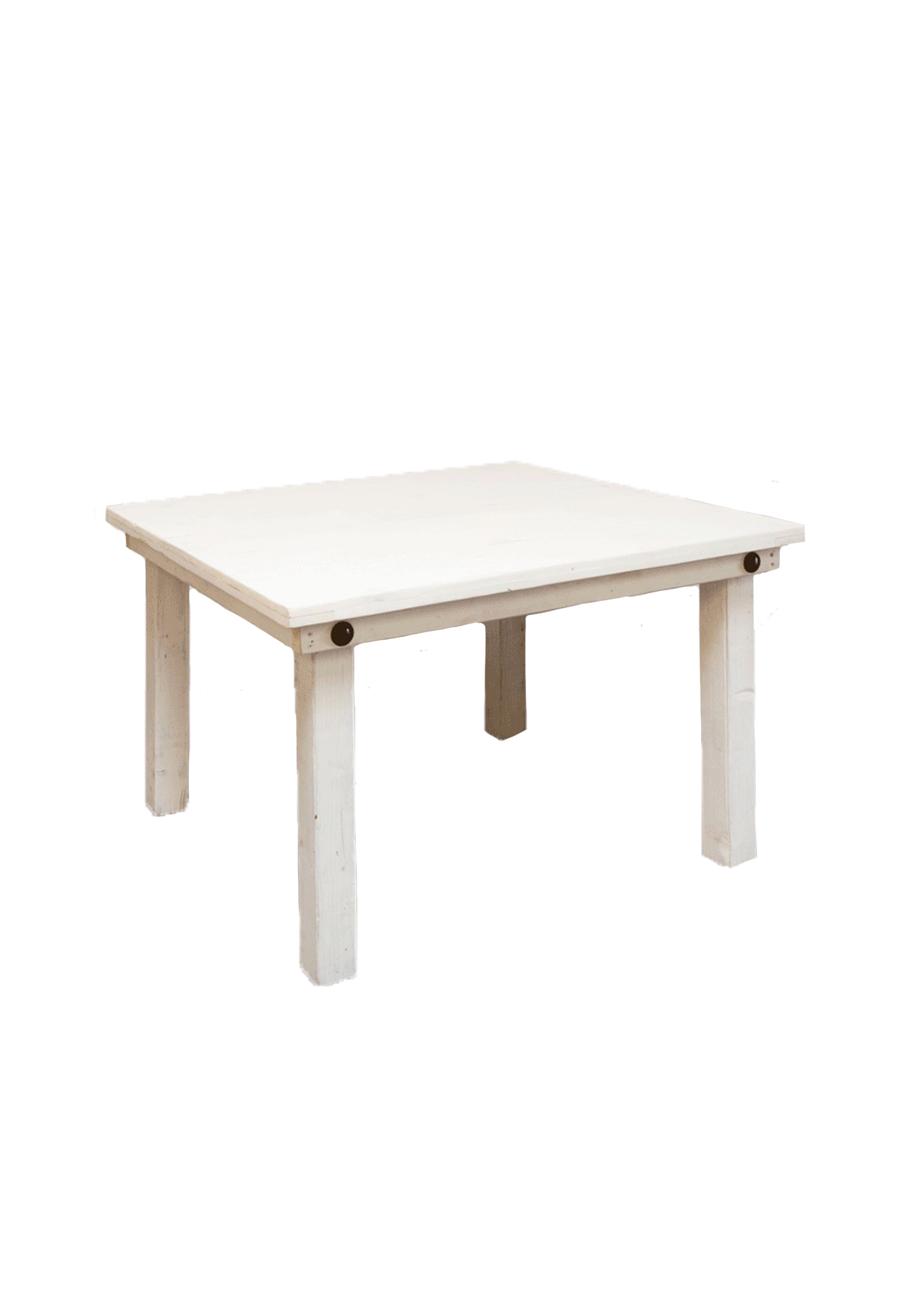 Vintage White 4ft x 4ft Table