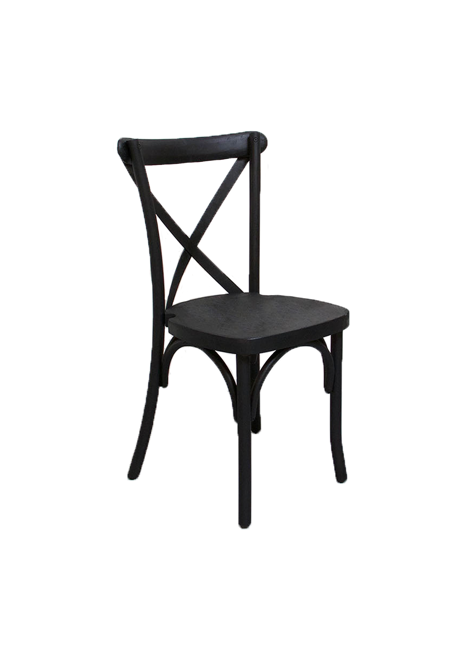 Black Cross-Back Chair