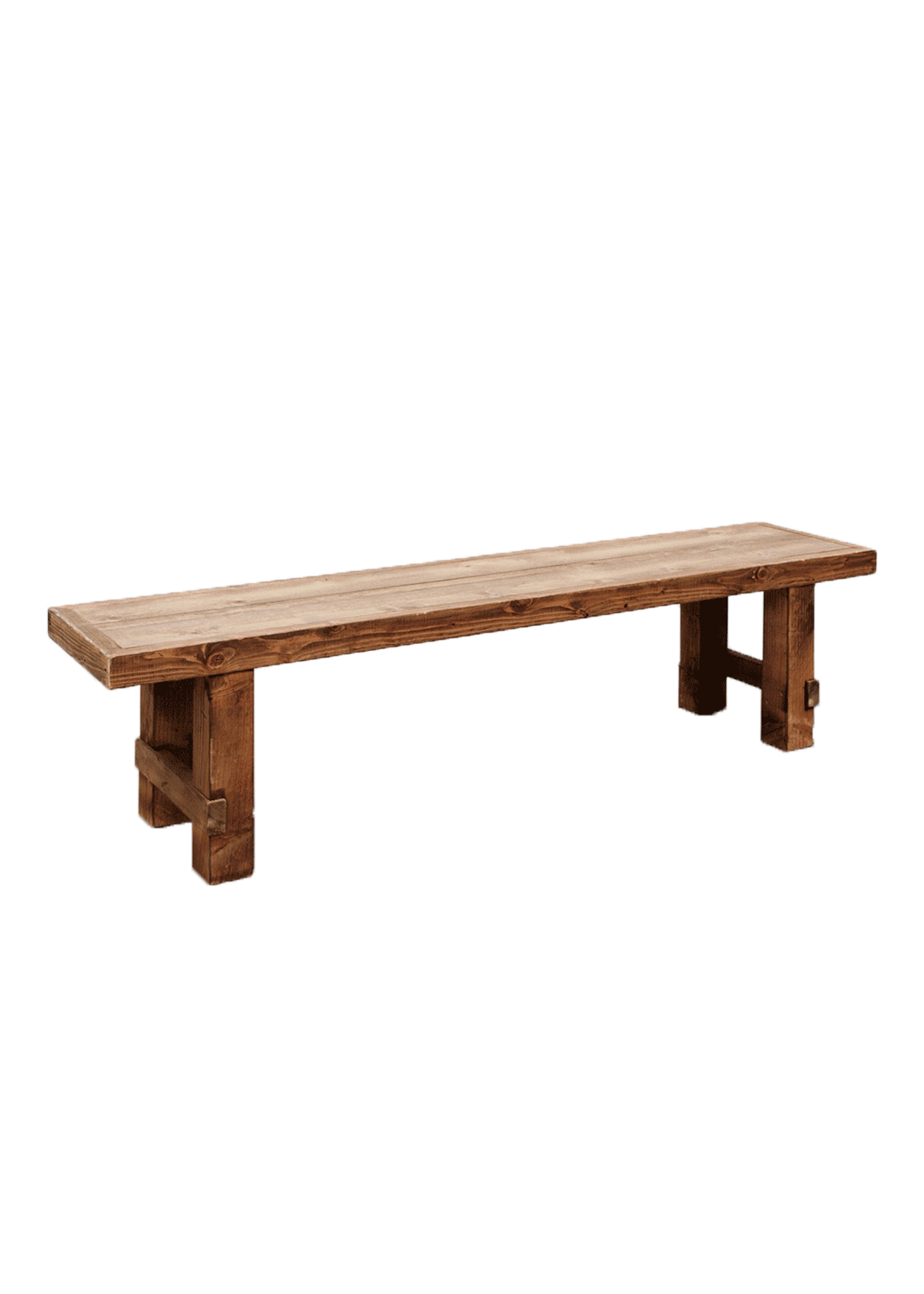 Honey Brown Long Bench