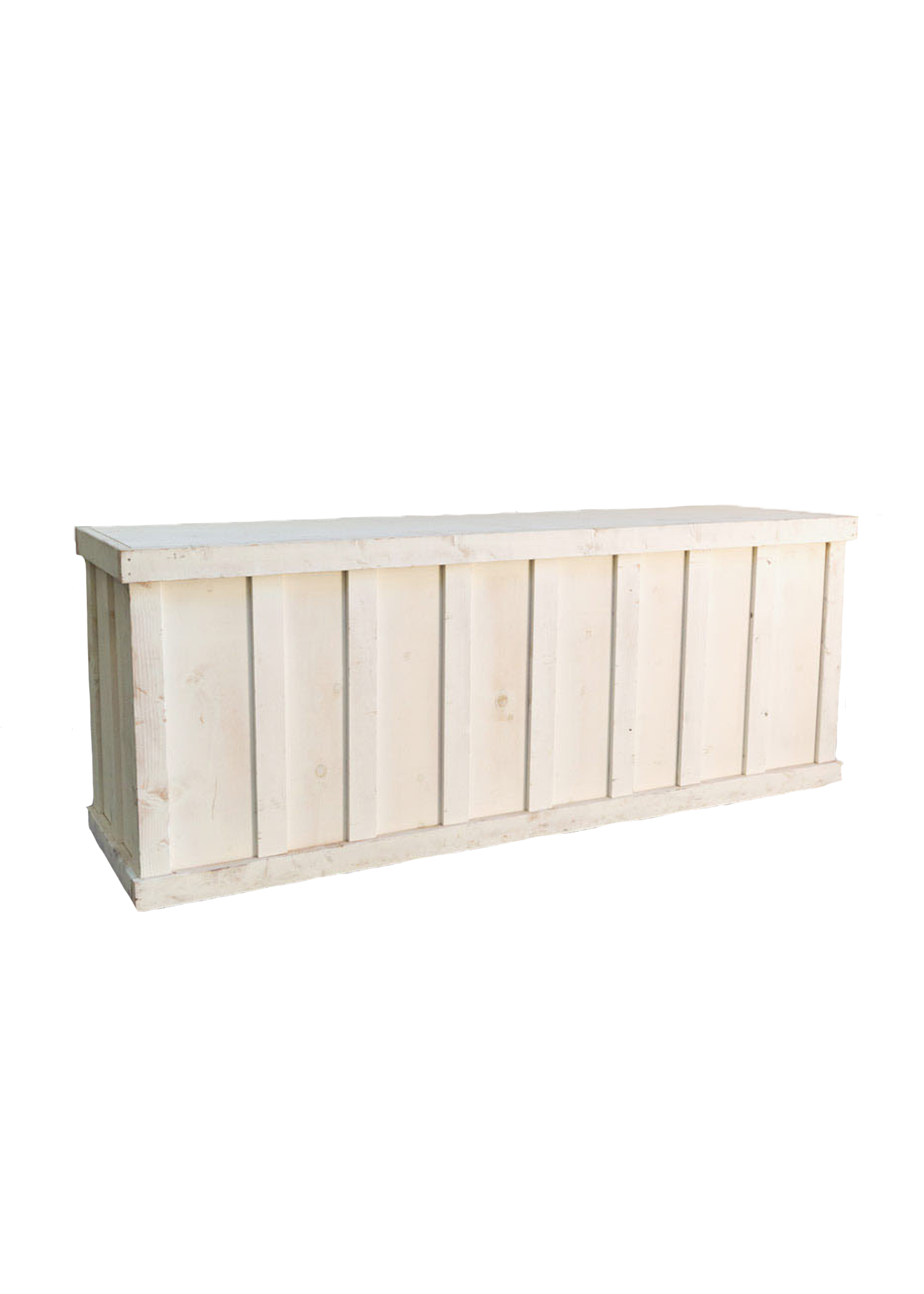Vintage White 9ft Bar