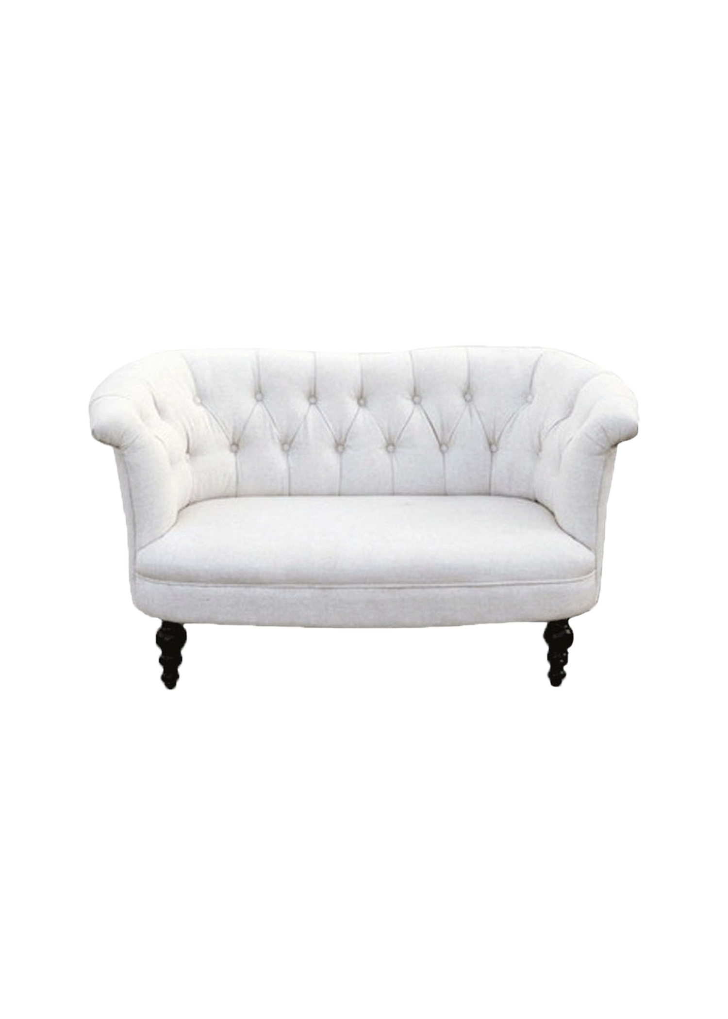 Sweetheart Cream Tufted Sofa