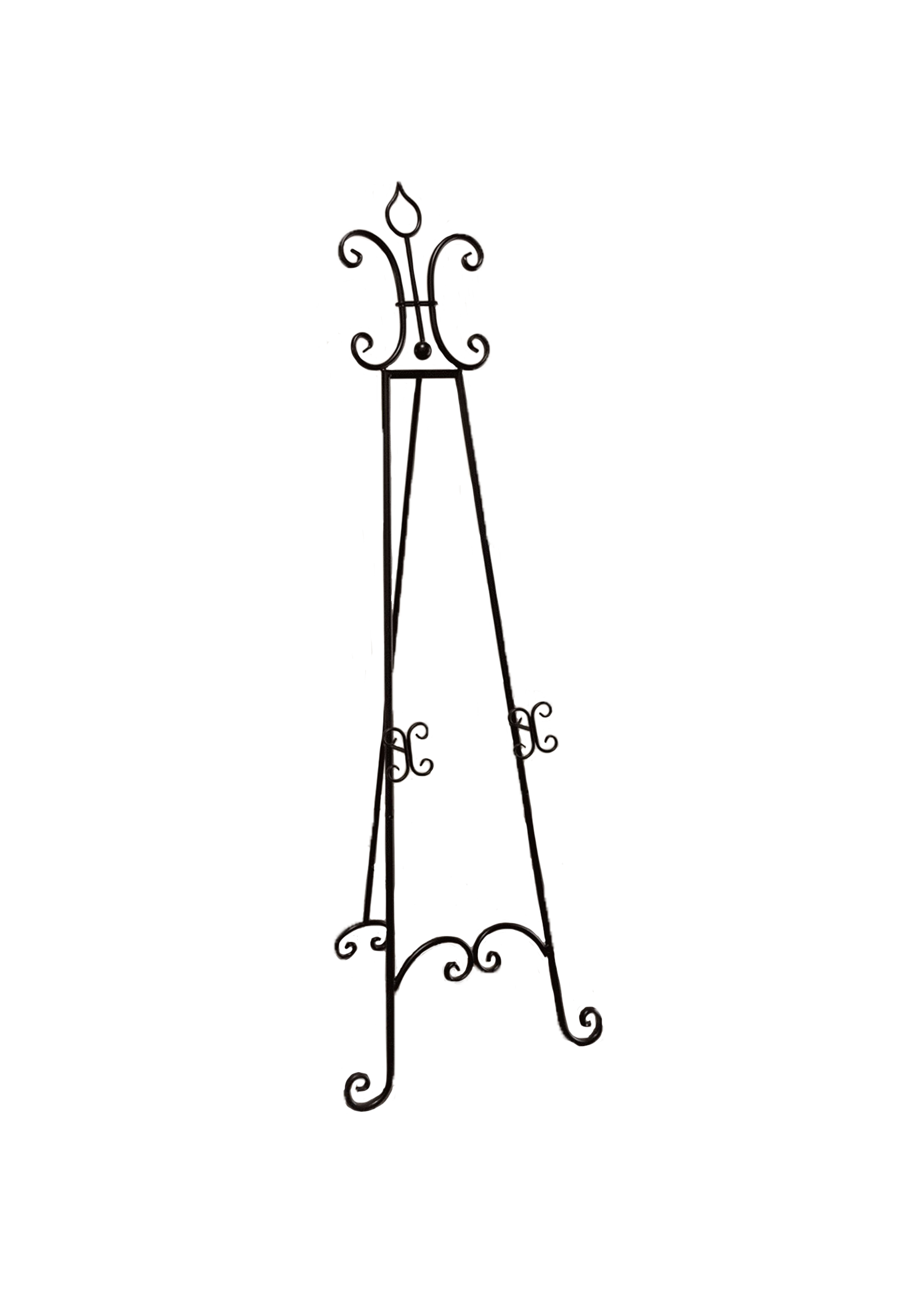 Large Black Metal Easel