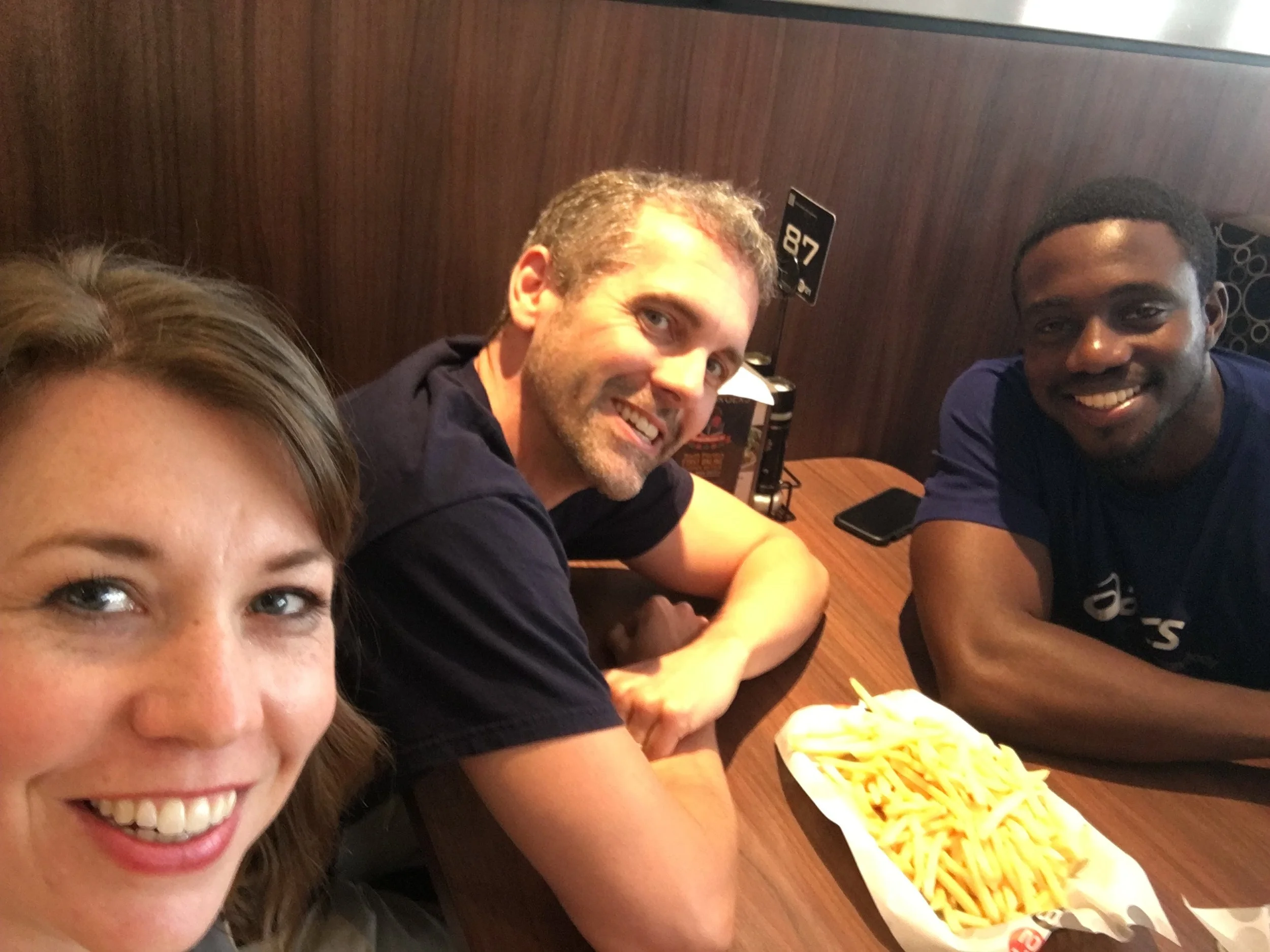 Leke Lewu (far right) highly values coaching and spiritual development from a variety of sources. In April 2019, Leke was appointed an evangelist in Miami.