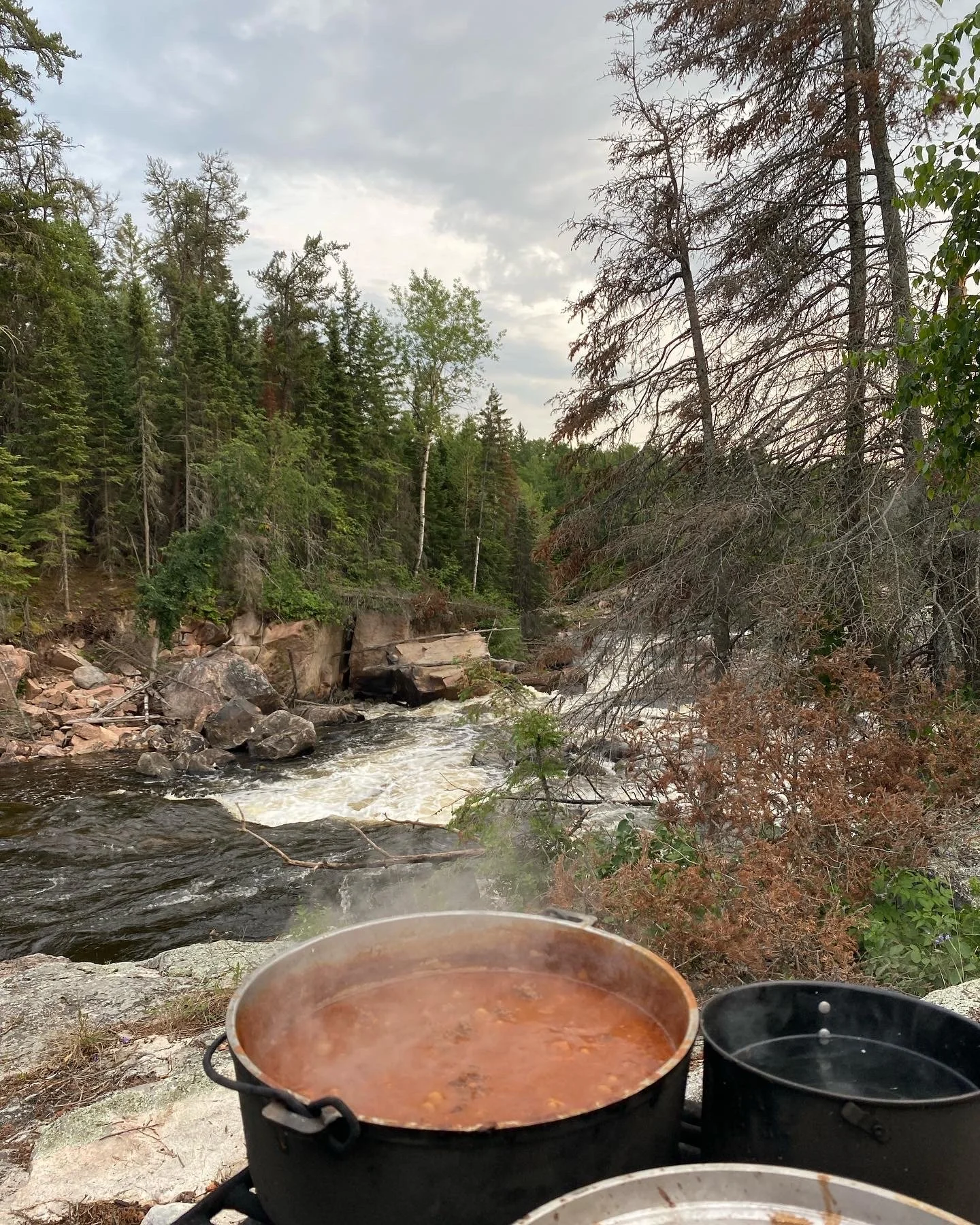 MANIGOTAGAN RIVER Co-Ed Trip and Paddle Canada Moving water course option