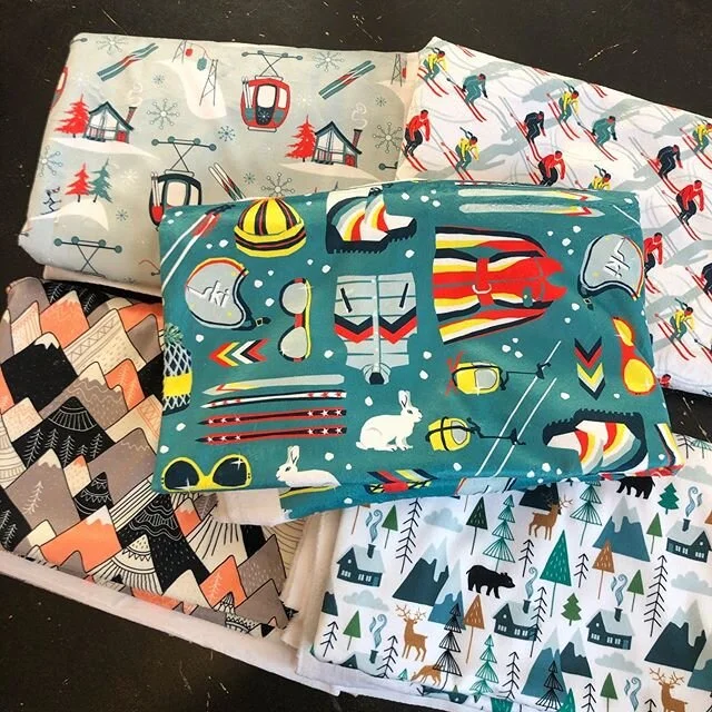 In the spirit of the season, we&rsquo;ve got some velvety new LOVEY prints! #thisjustin #skiing #mountainlife #gondolas #vintagegear #coleanddainer #loveys