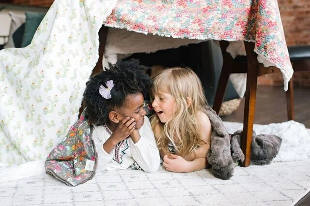 Wishing you a cozy, blanket-fort-kind-of-weekend, full of whispers and giggles! ⁣
⁣
#sweetmoments #friends #cozy #blanketfort #shopsmall #shoplocal #handcraftedincolorado #coleanddainer #smallbusiness #entrepreneur