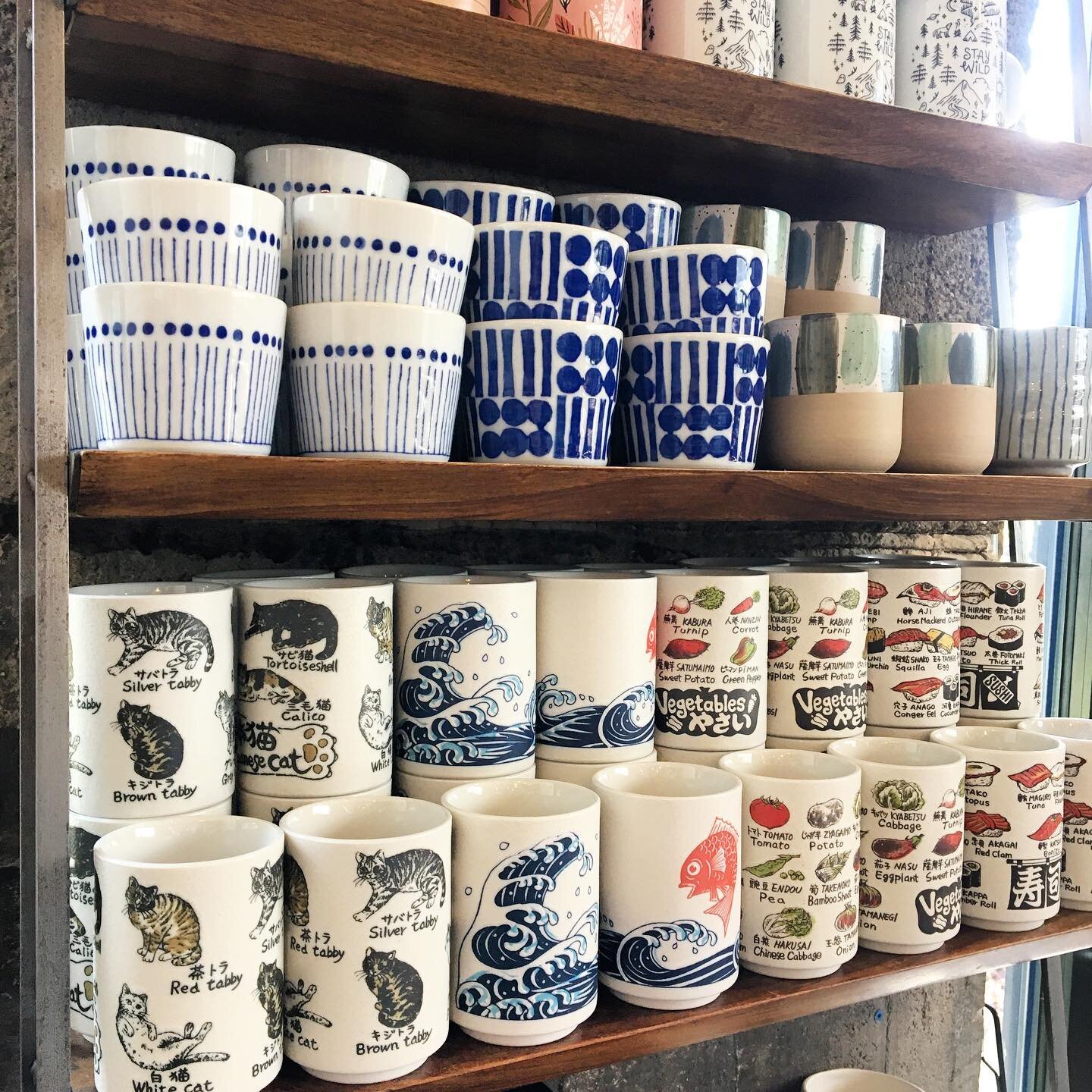 Just a few of our favorite cups that are in the shop right now! 😍 #newatnest #drinkware #cups #homegoods