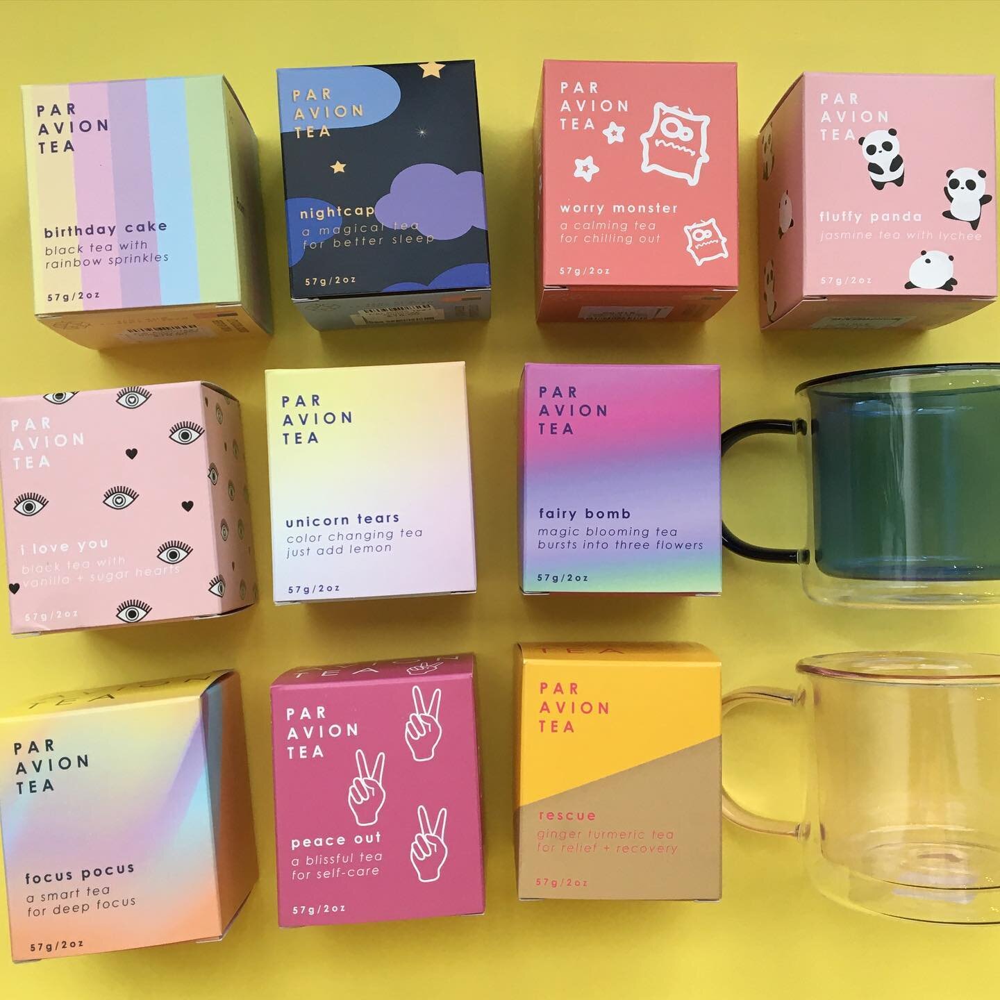 We are loving these fun new teas from @paraviontea are! 😍 Unicorn Tears changes color when you add hot water or lemon to it, and Fairy Bomb is a magic blooming flower tea that bursts into 3 different flowers when you add water! 🦄🌸 #newatnest #tea 