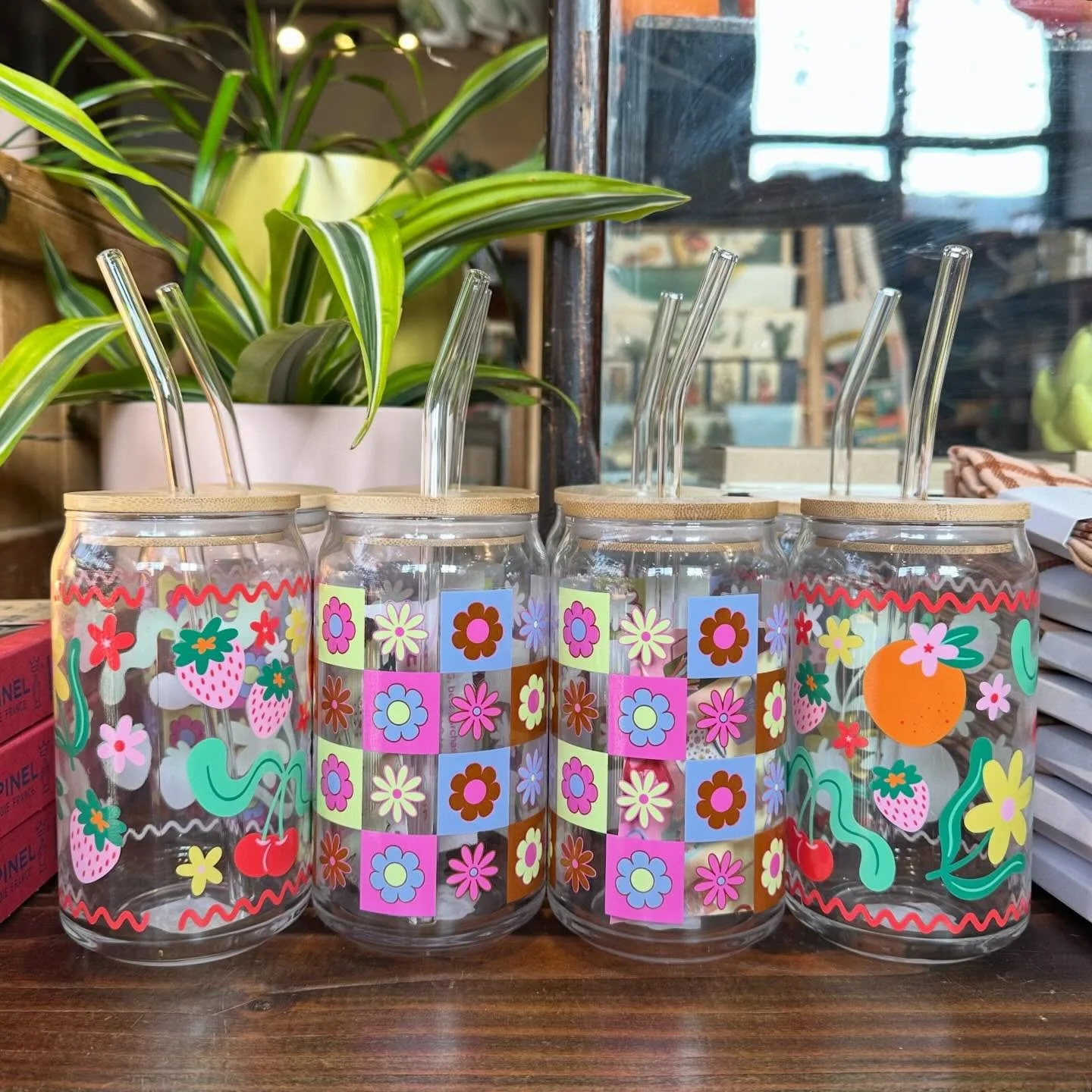 The cutest beer-can and rock glasses just arrived in the shop 🍓🌼🍋🍒🍊🌻

Come check them out, we&rsquo;re here &lsquo;til 7 today!

#nestdetroit #glassware #gifts #shoplocal