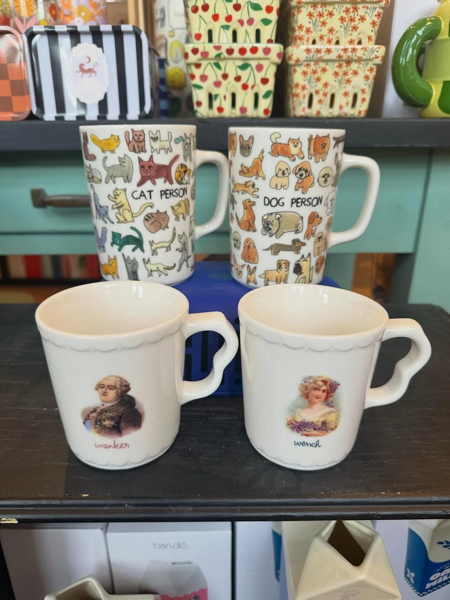 All our favorites from @fishseddynyc are back in the shop, plus some new floral glasses that are perfect for spring 🌸💛

Come check them out, we&rsquo;re here &lsquo;til 7 today!

#nestdetroit #fishseddy #glassware #gifts #shoplocal