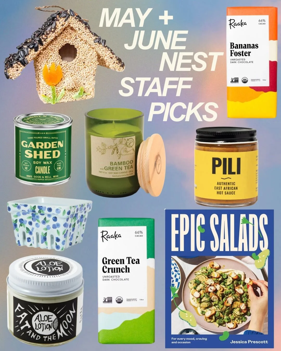 Check out our latest Staff Picks collection for all the seasonal goodies the we can&rsquo;t get enough of as we head into the warmer months, featuring fun accessories, fresh scents, and lots of ways to enjoy the outdoors - link in bio to shop! 🌞🌷

