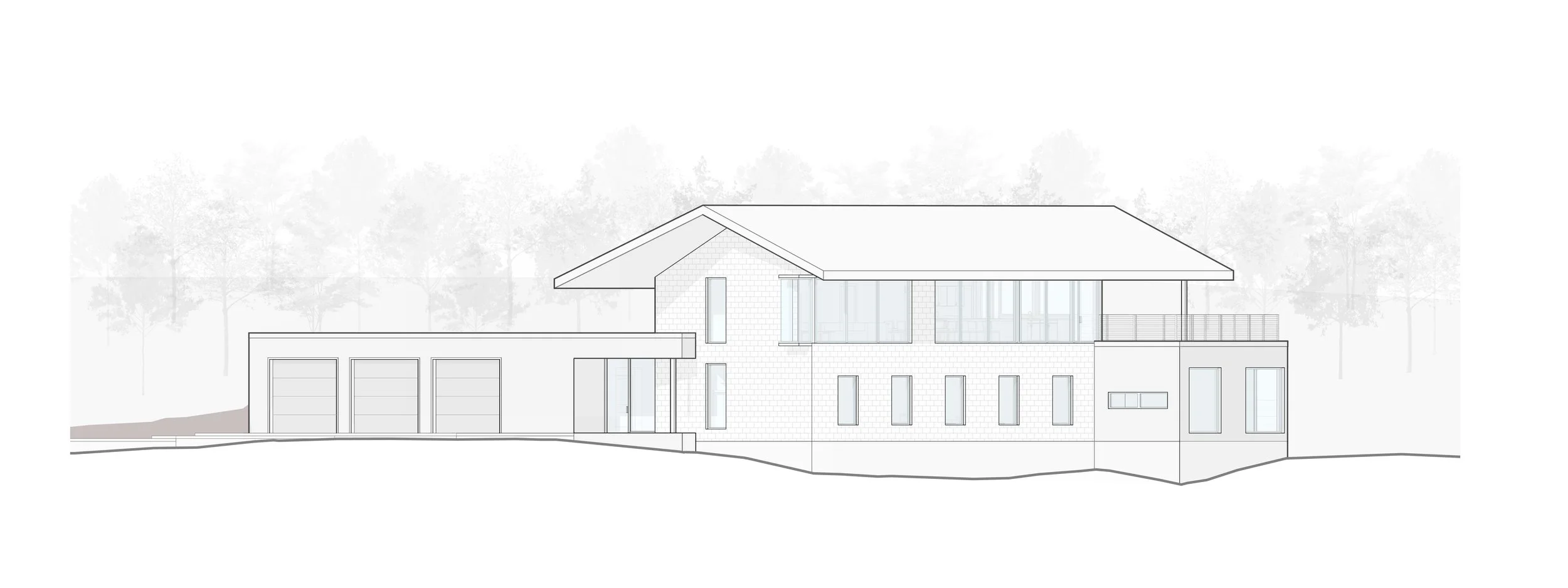 Deep Creek Lake House with Mountain View GriD architects Modern