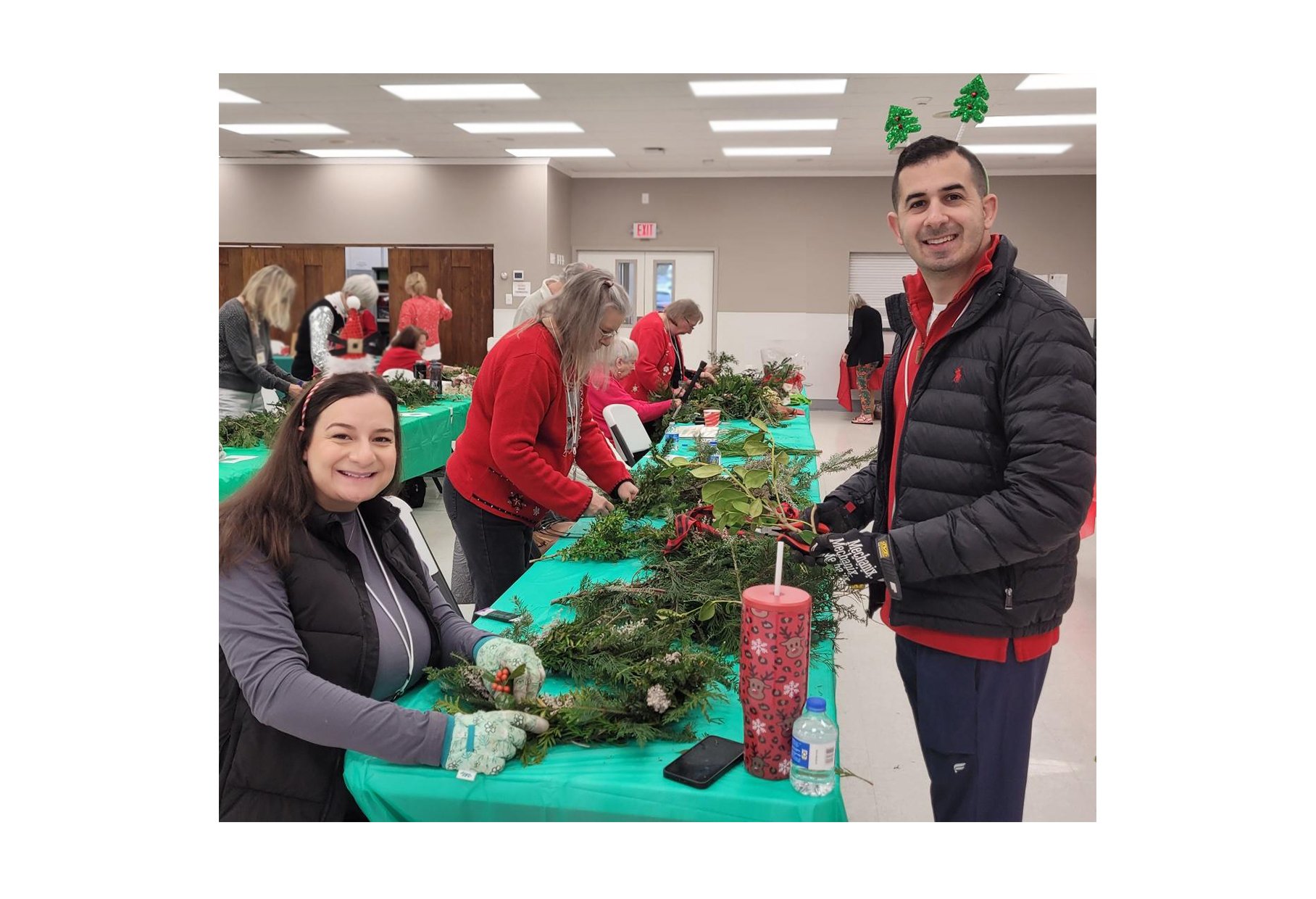 Areen busy with support from husband Greg