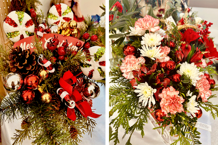 One more check-in for those beautiful flowers - all done.