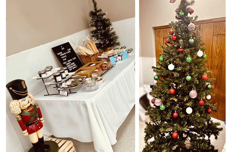 Shoppers can enjoy a delicious break.