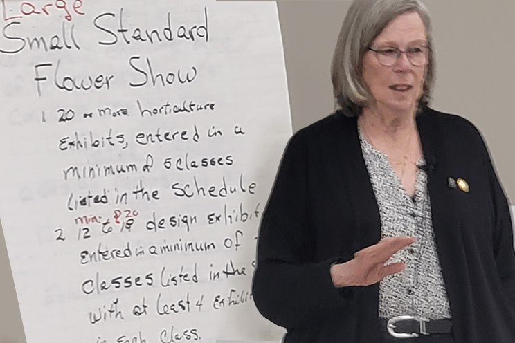 Jane speaks about the Spring Flower Show