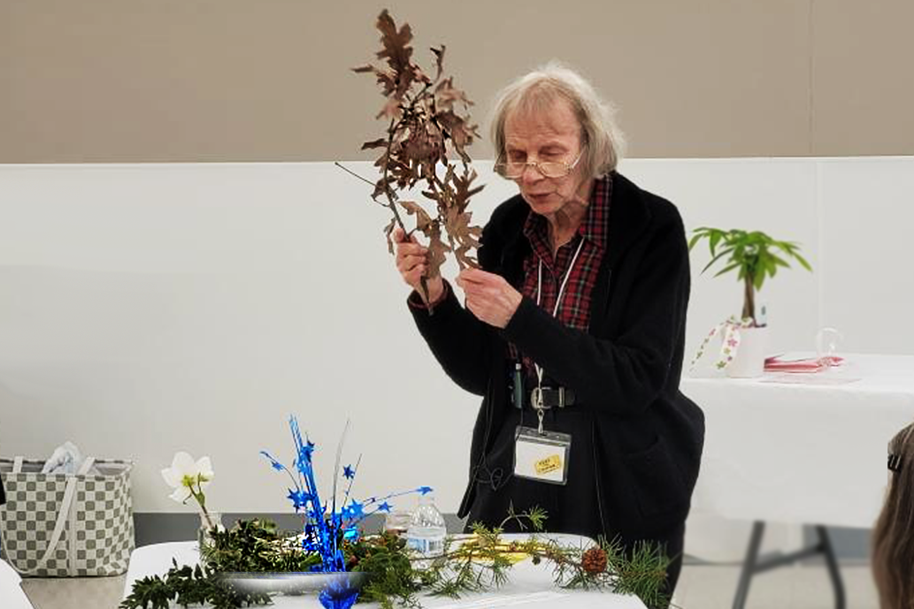 Ruth presents the Garden Moment